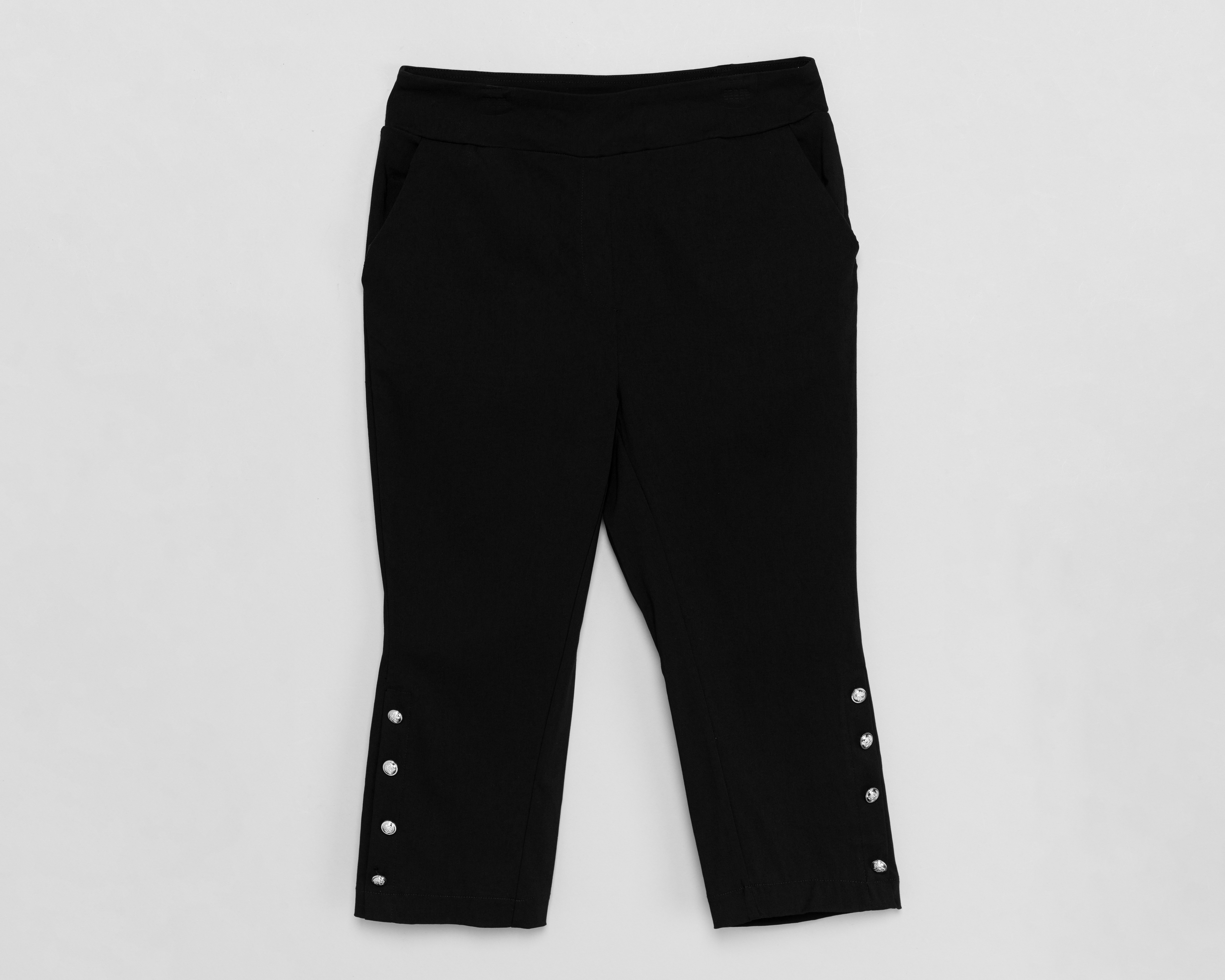 Foto 2 pulgar | Foto 1 | Pantalón Capri Sahara con Botones para Mujer