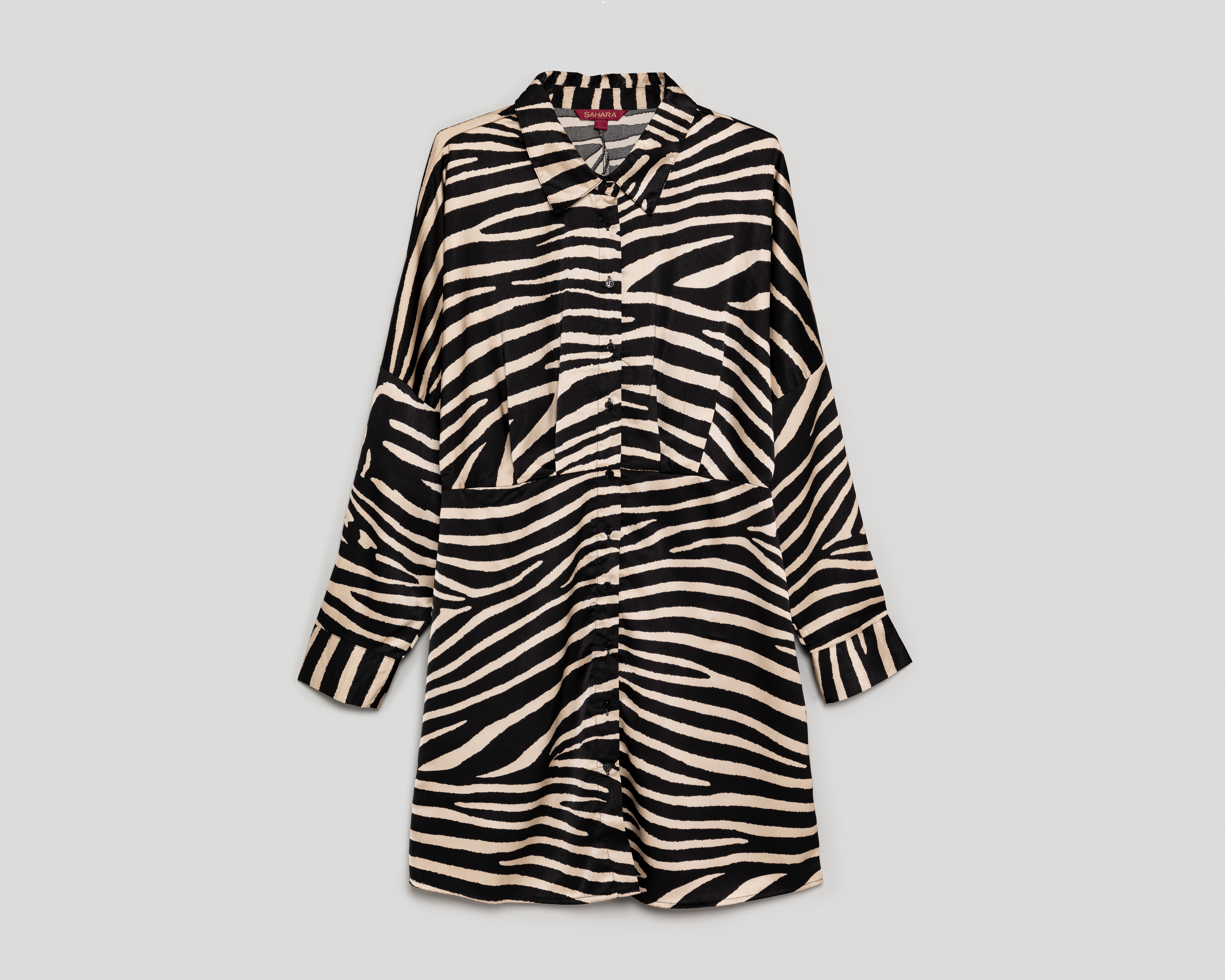 Foto 1 | Foto 1 | Vestido Casual Sahara Manga Larga Animal Print