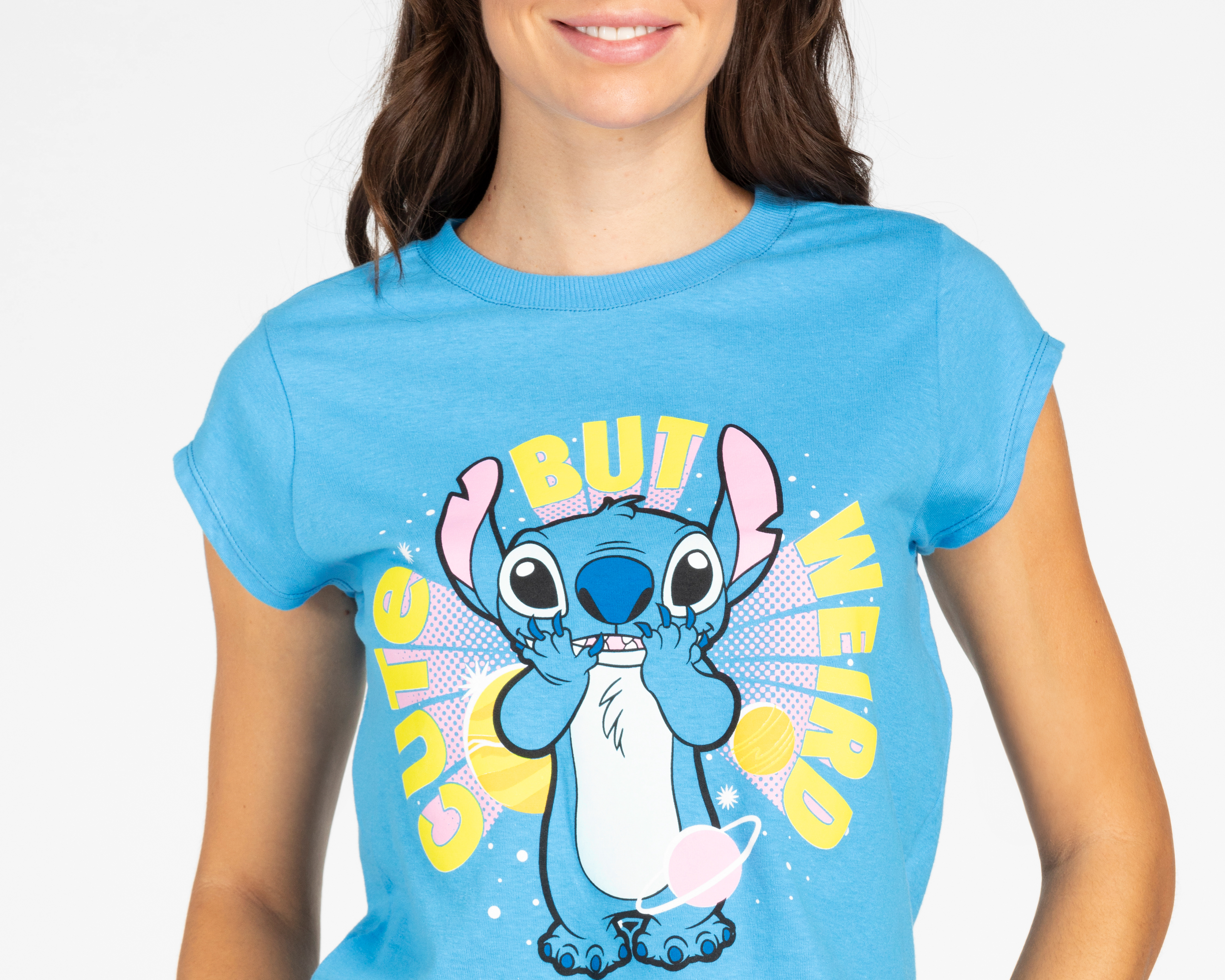 Foto 4 pulgar | Foto 3 | Playera Disney Stitch para Mujer