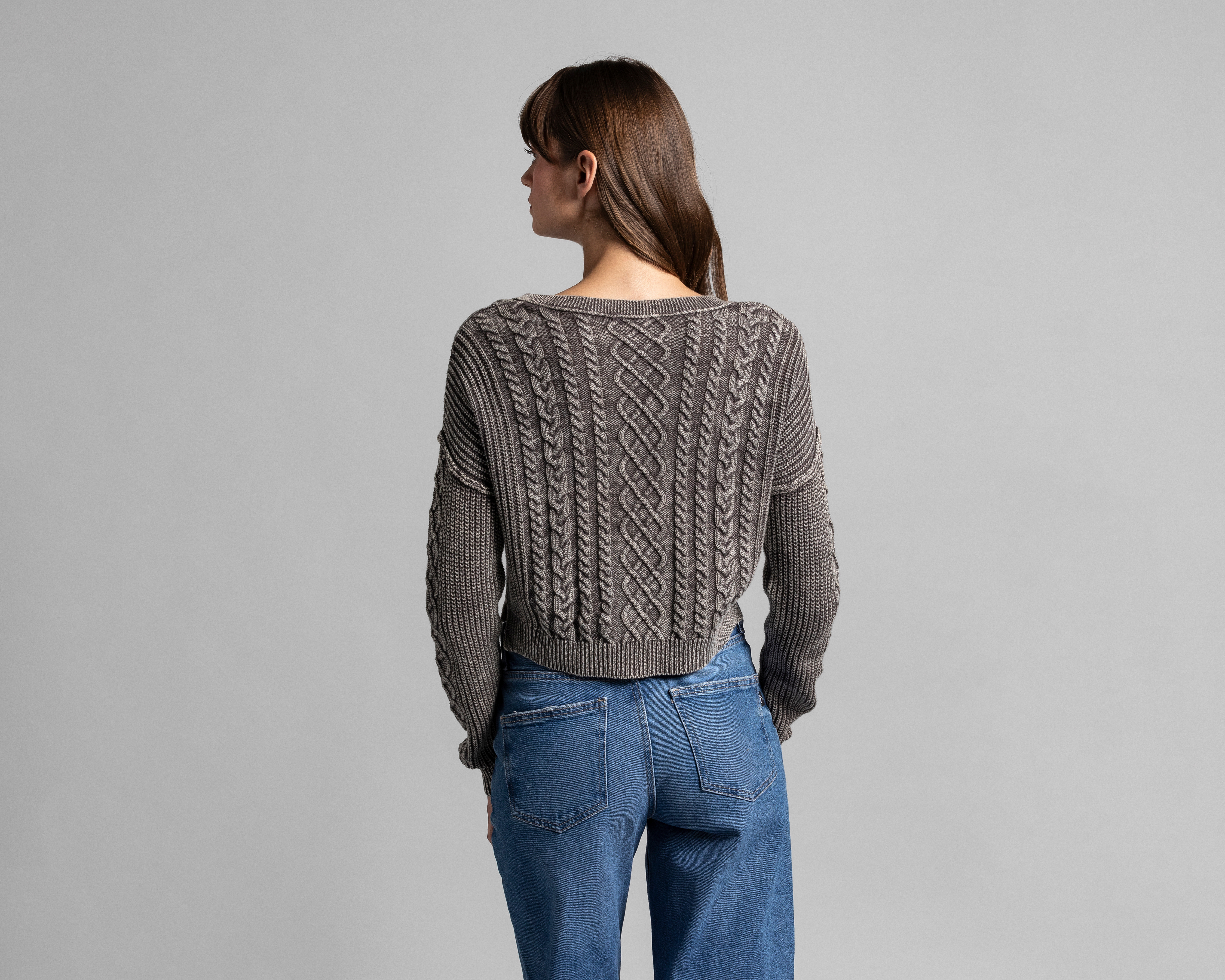 Foto 3 | Foto 3 | Suéter de Algodón tipo Crop Thinner para Mujer