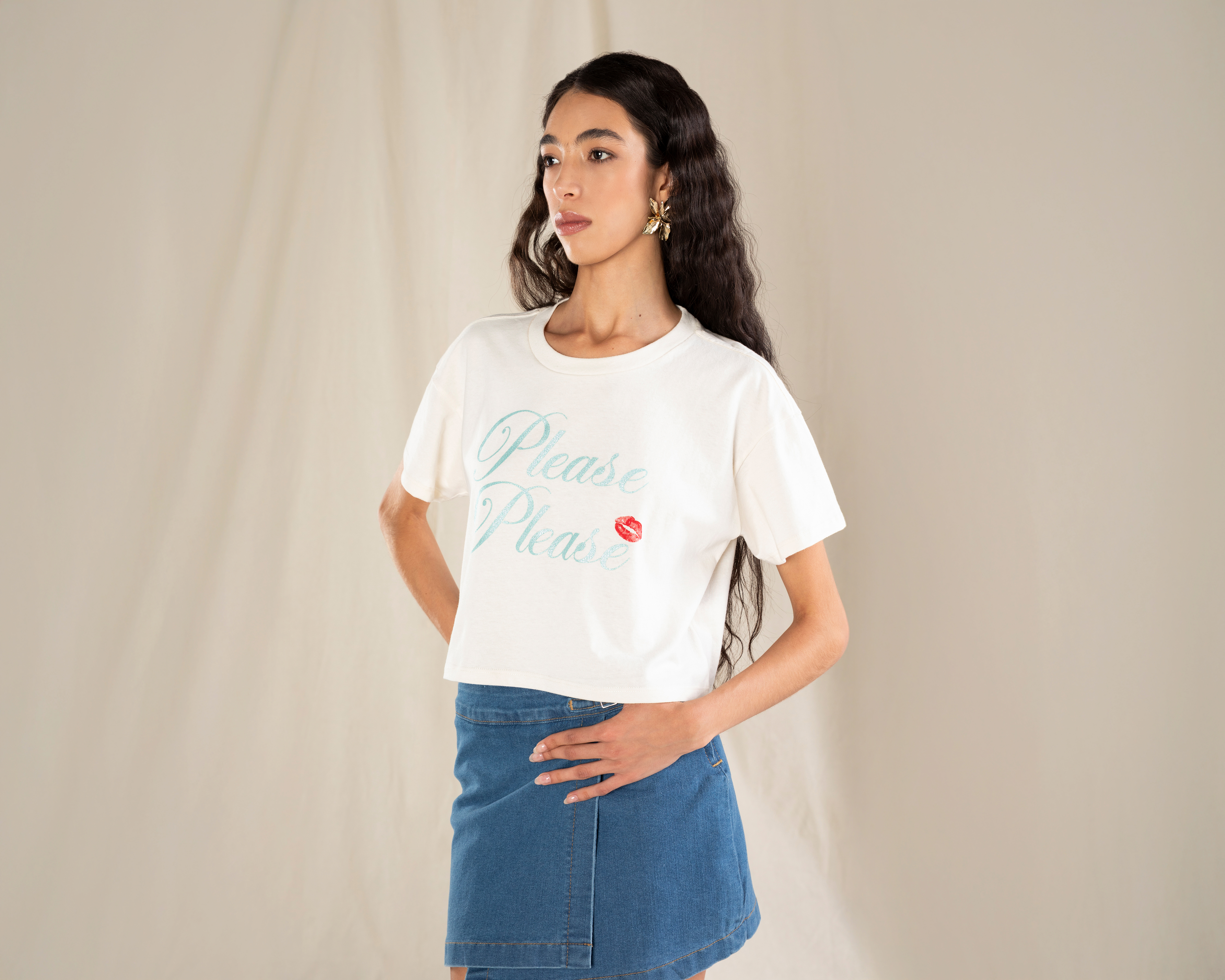 Foto 3 pulgar | Foto 2 | Playera Manga Corta Strona para Mujer