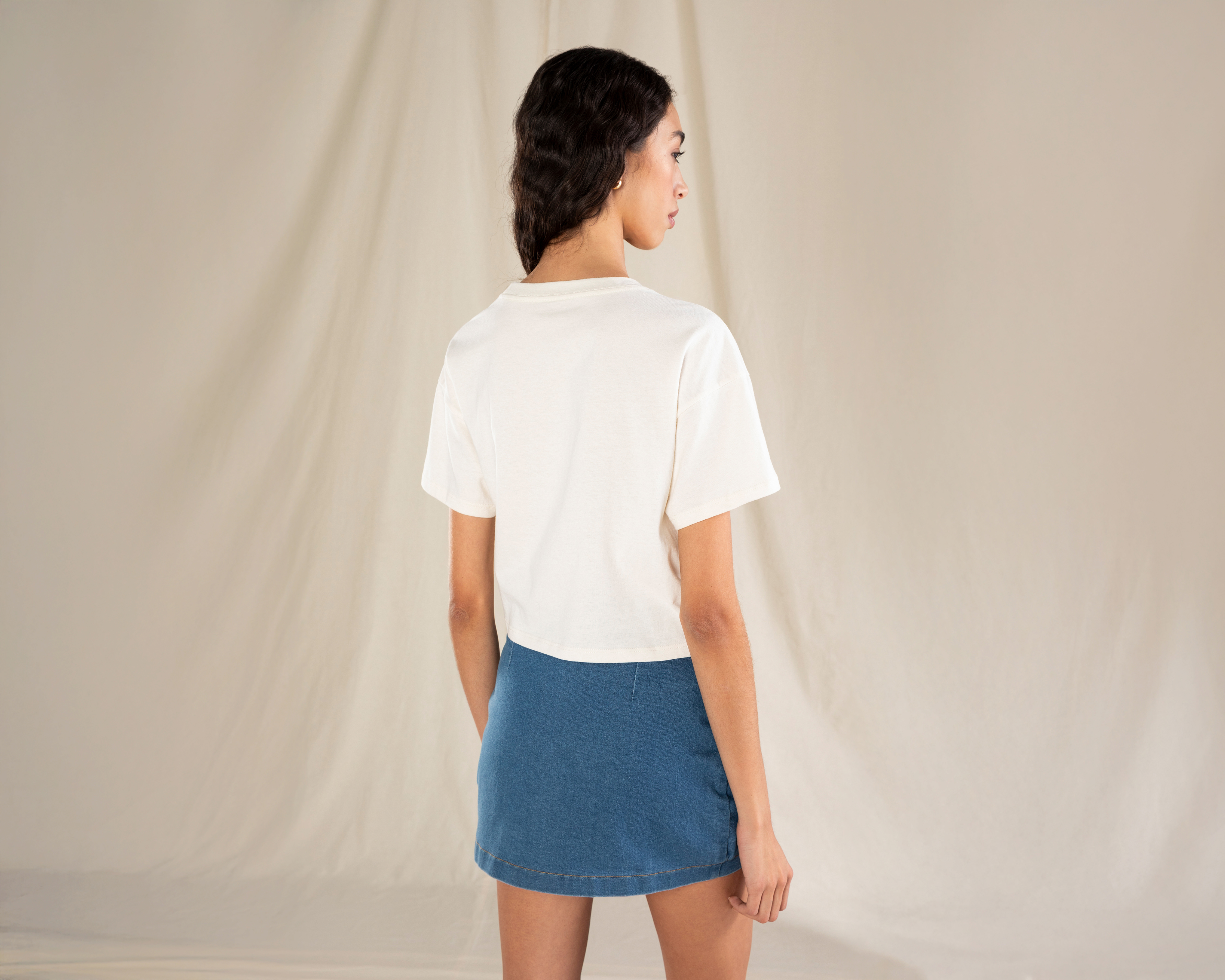 Foto 4 pulgar | Foto 3 | Playera Manga Corta Strona para Mujer