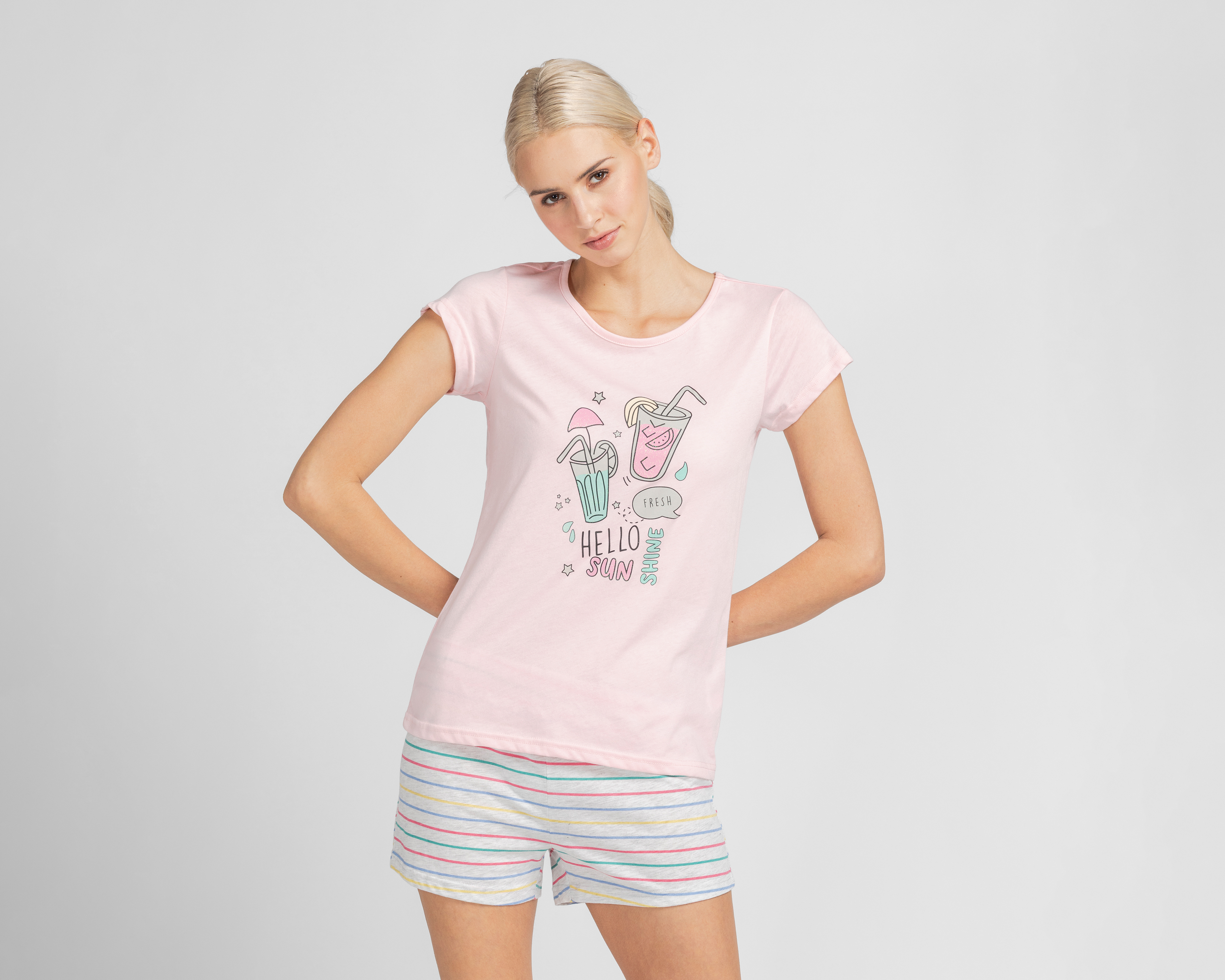 Foto 4 pulgar | Foto 3 | Pijama Lovest para Mujer 2 Piezas