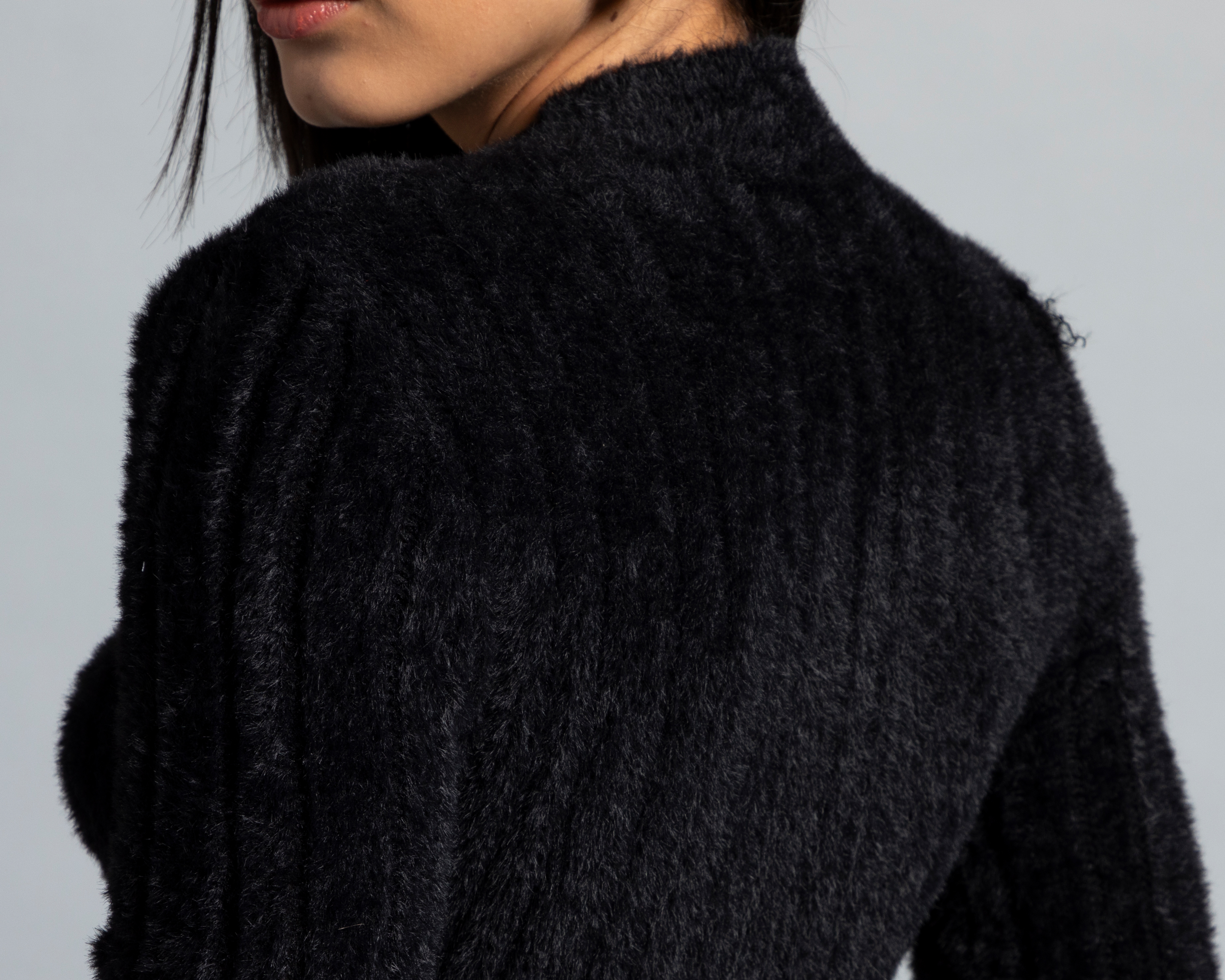 Foto 6 pulgar | Foto 5 | Suéter Negro Thinner para Mujer