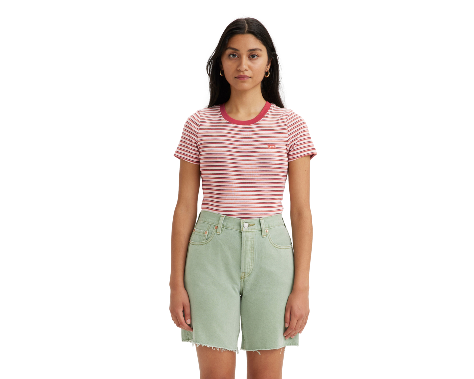 Foto 2 pulgar | Foto 1 | Playera Levi's Manga Corta para Mujer
