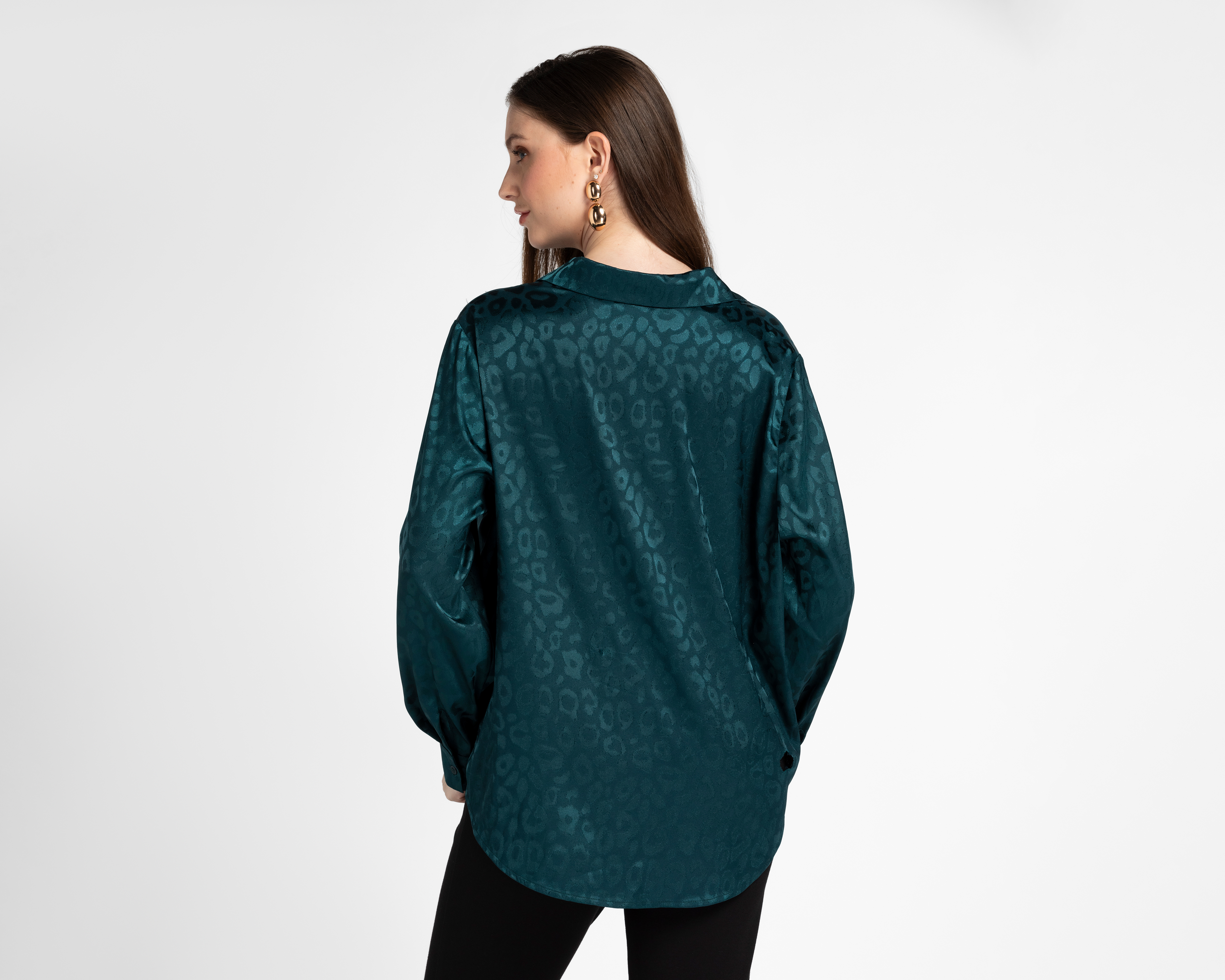 Foto 4 pulgar | Foto 3 | Blusa Sahara Manga Larga para Mujer