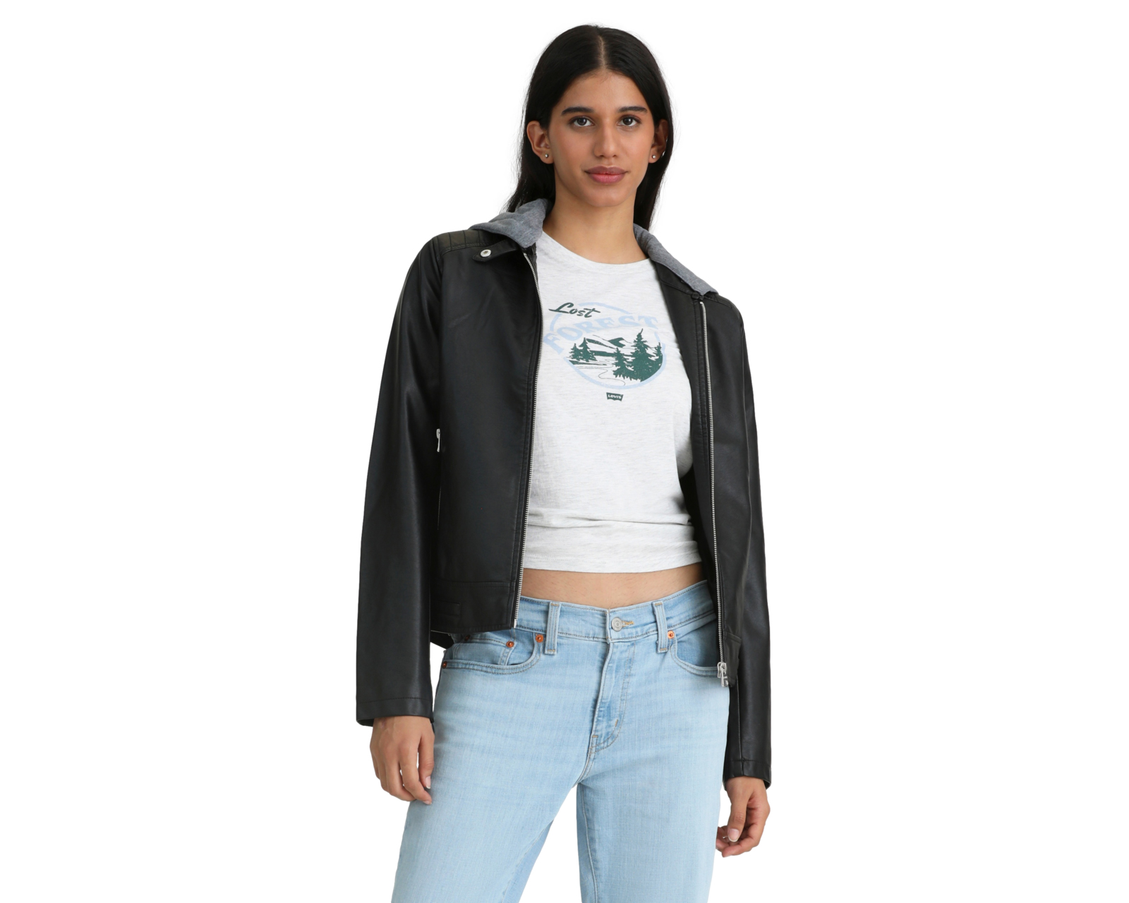 Foto 1 | Foto 1 | Chamarra con Capucha Levi's para Mujer