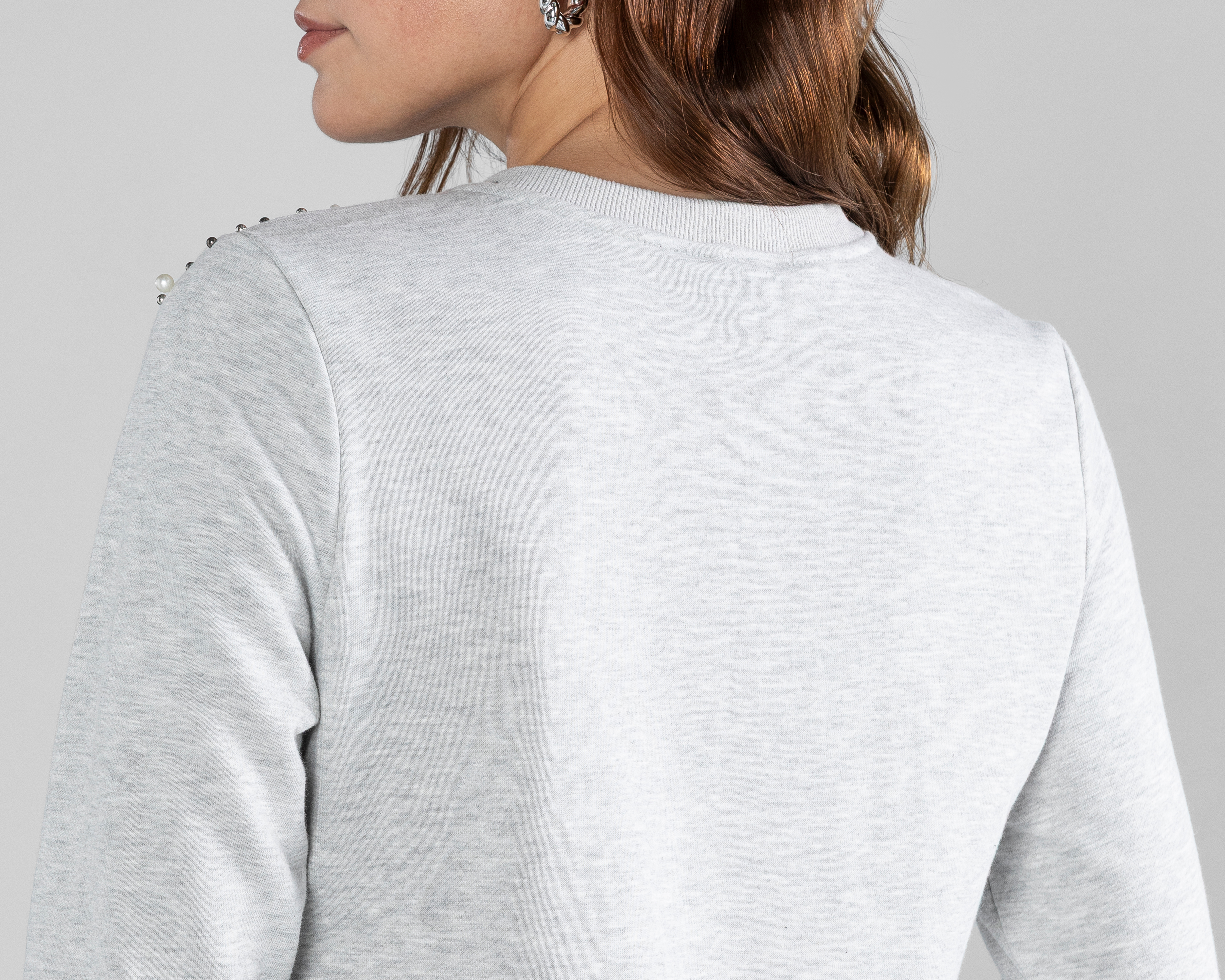 Foto 6 pulgar | Foto 5 | Sudadera con Perlas Thinner para Mujer