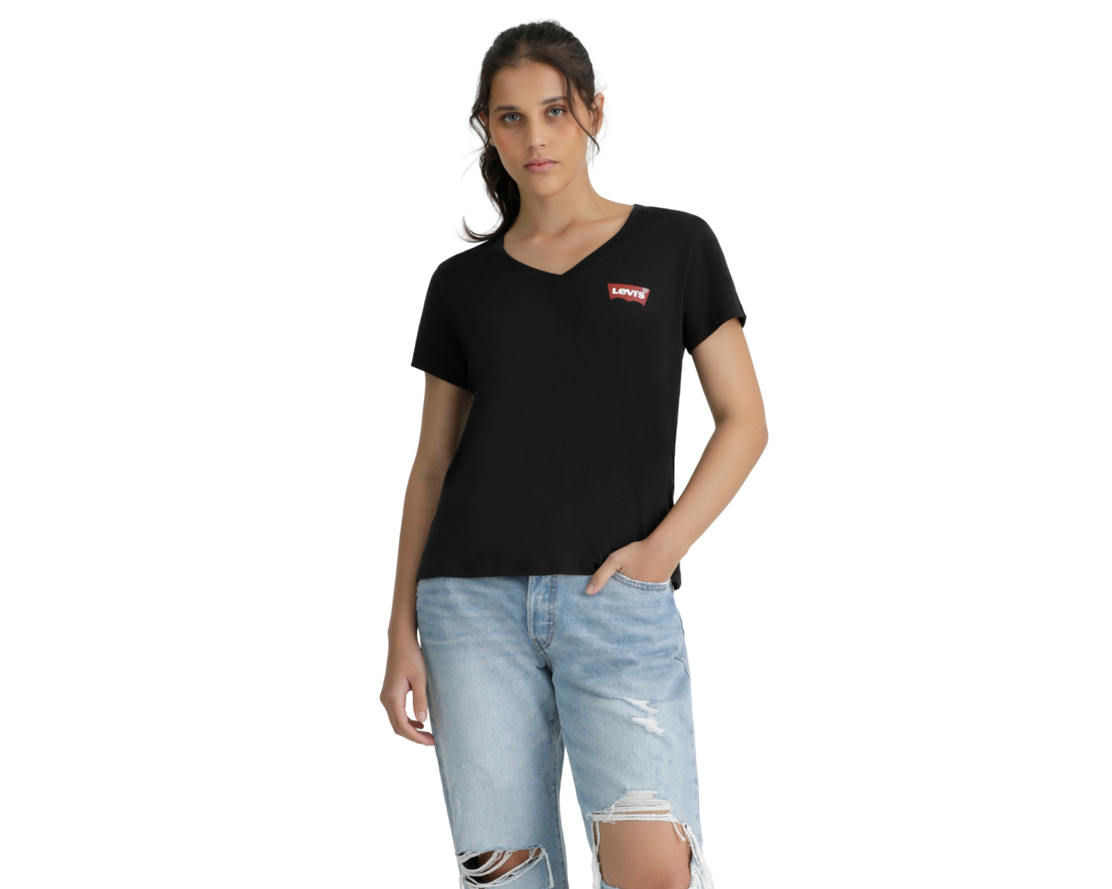 Foto 2 pulgar | Foto 1 | Playera Levi's Manga Corta para Mujer