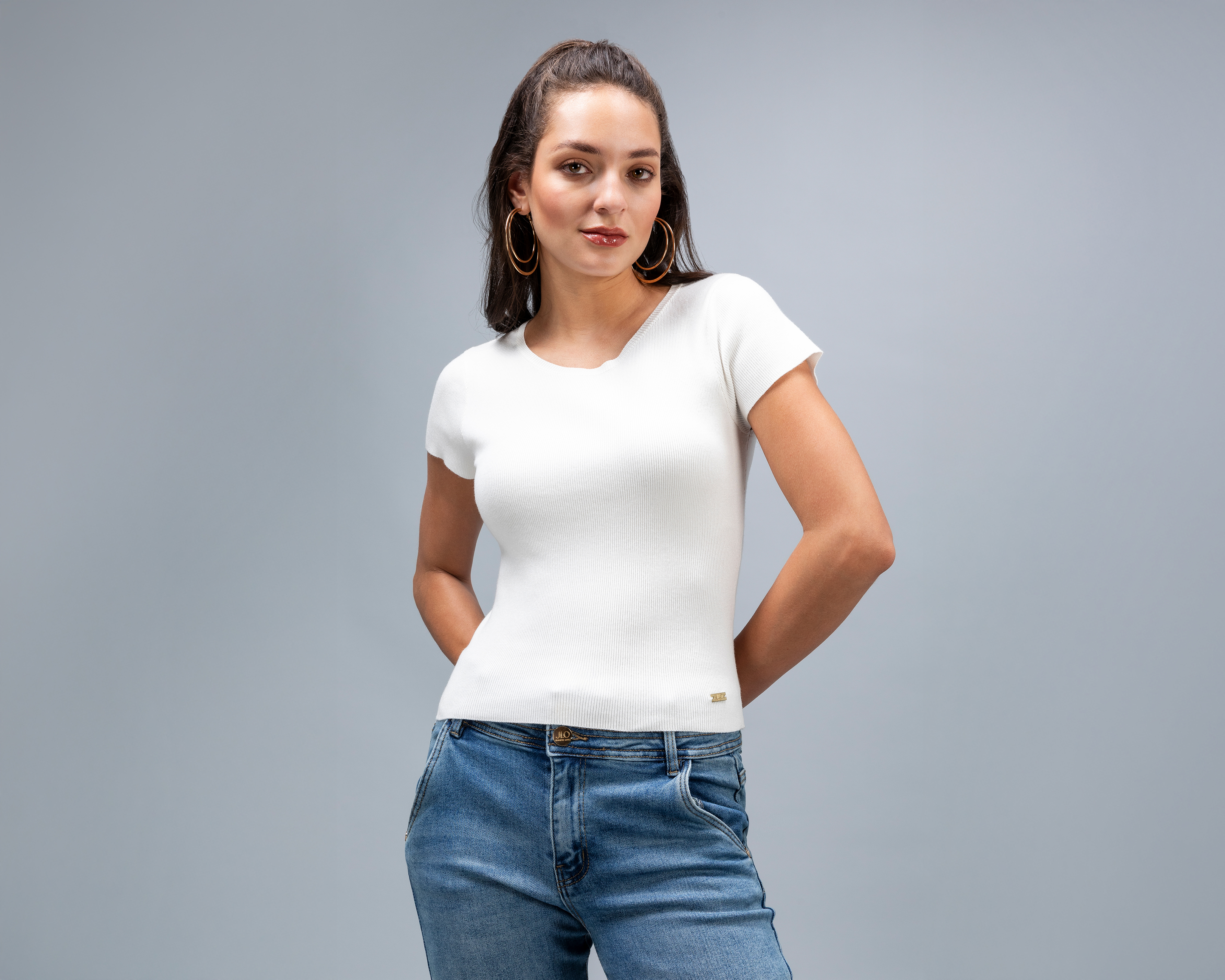 Foto 2 | Foto 2 | Playera Jennifer Lopez Manga Corta para Mujer