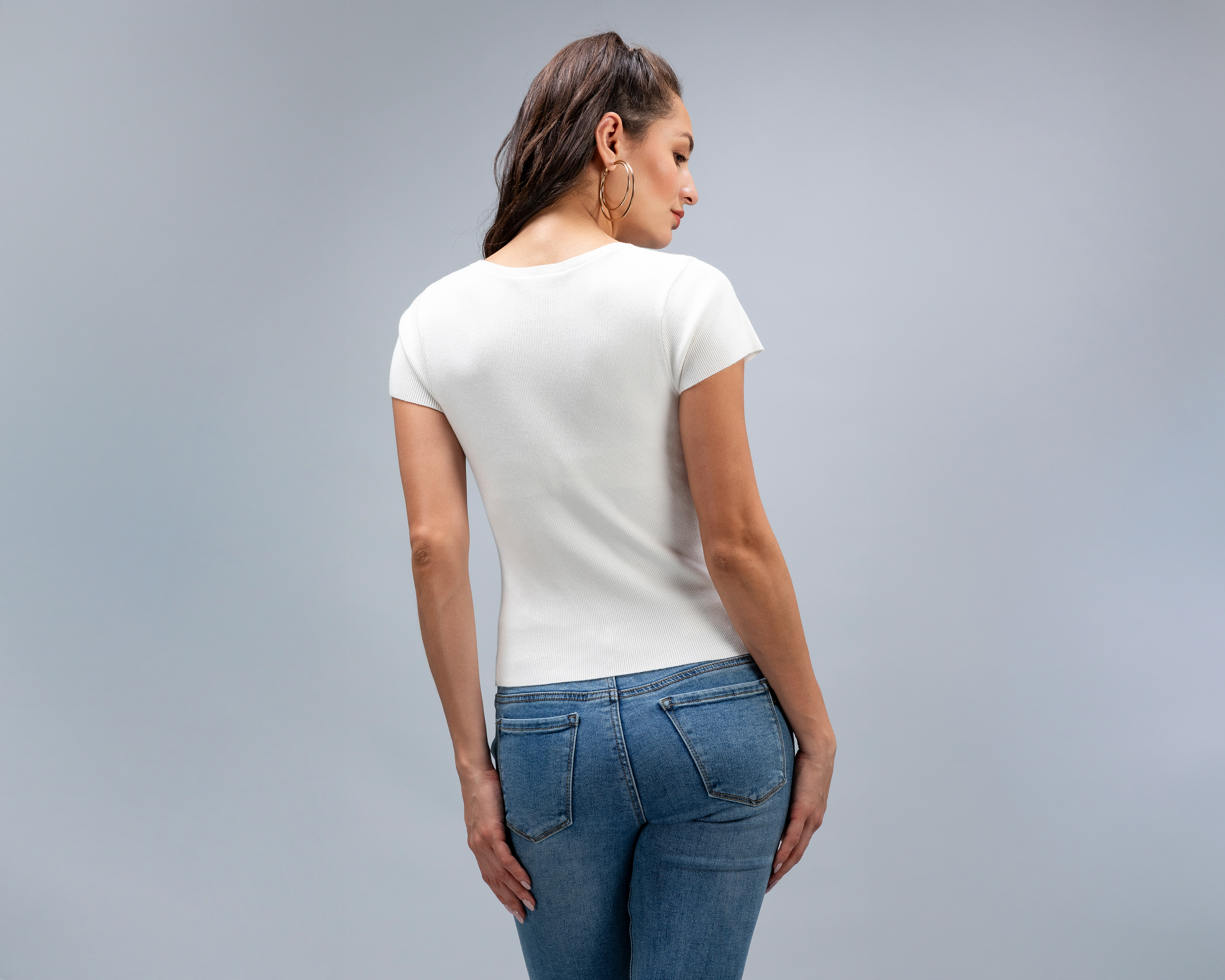 Foto 3 | Foto 3 | Playera Jennifer Lopez Manga Corta para Mujer