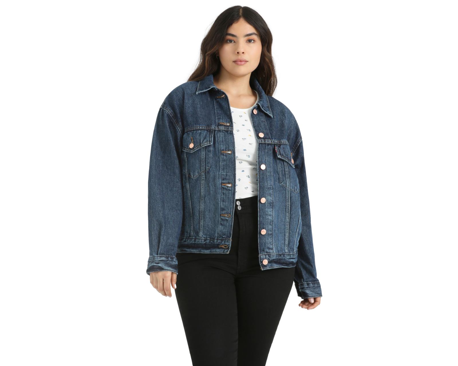 Foto 2 pulgar | Foto 1 | Chamarra de Mezclilla Trucker Levi's para Mujer