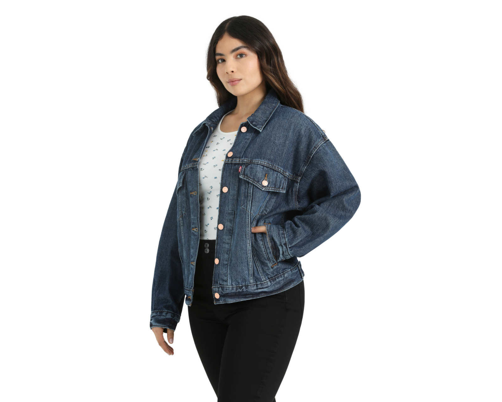 Foto 4 pulgar | Foto 3 | Chamarra de Mezclilla Trucker Levi's para Mujer