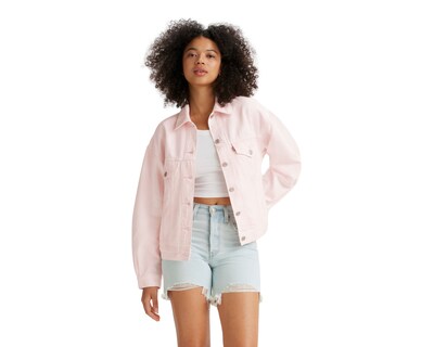Foto 1 | Foto 1 | Chamarra de Algodón Rosa Levi's para Mujer