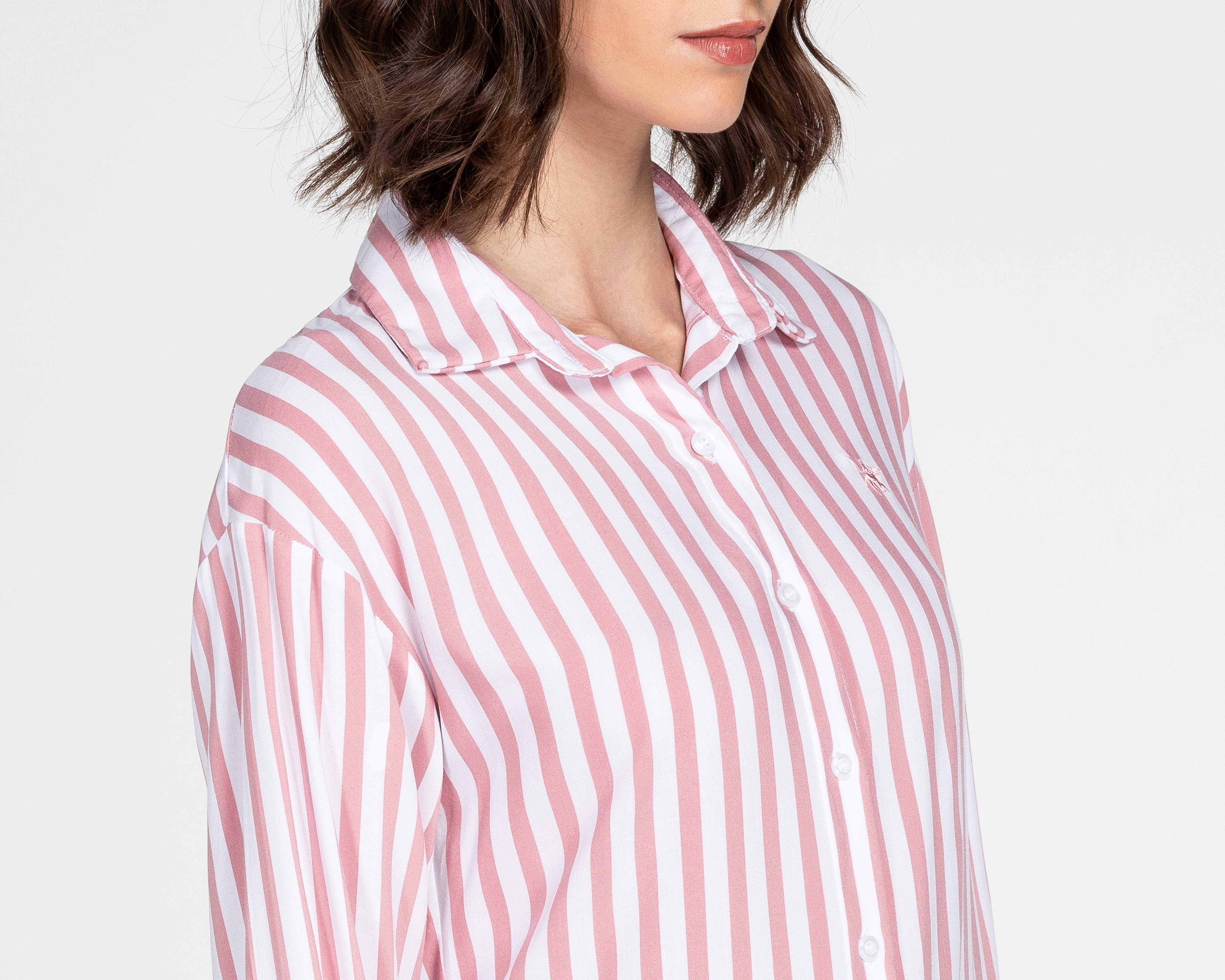 Foto 5 pulgar | Foto 4 | Blusa York Team Polo Club a Rayas para Mujer