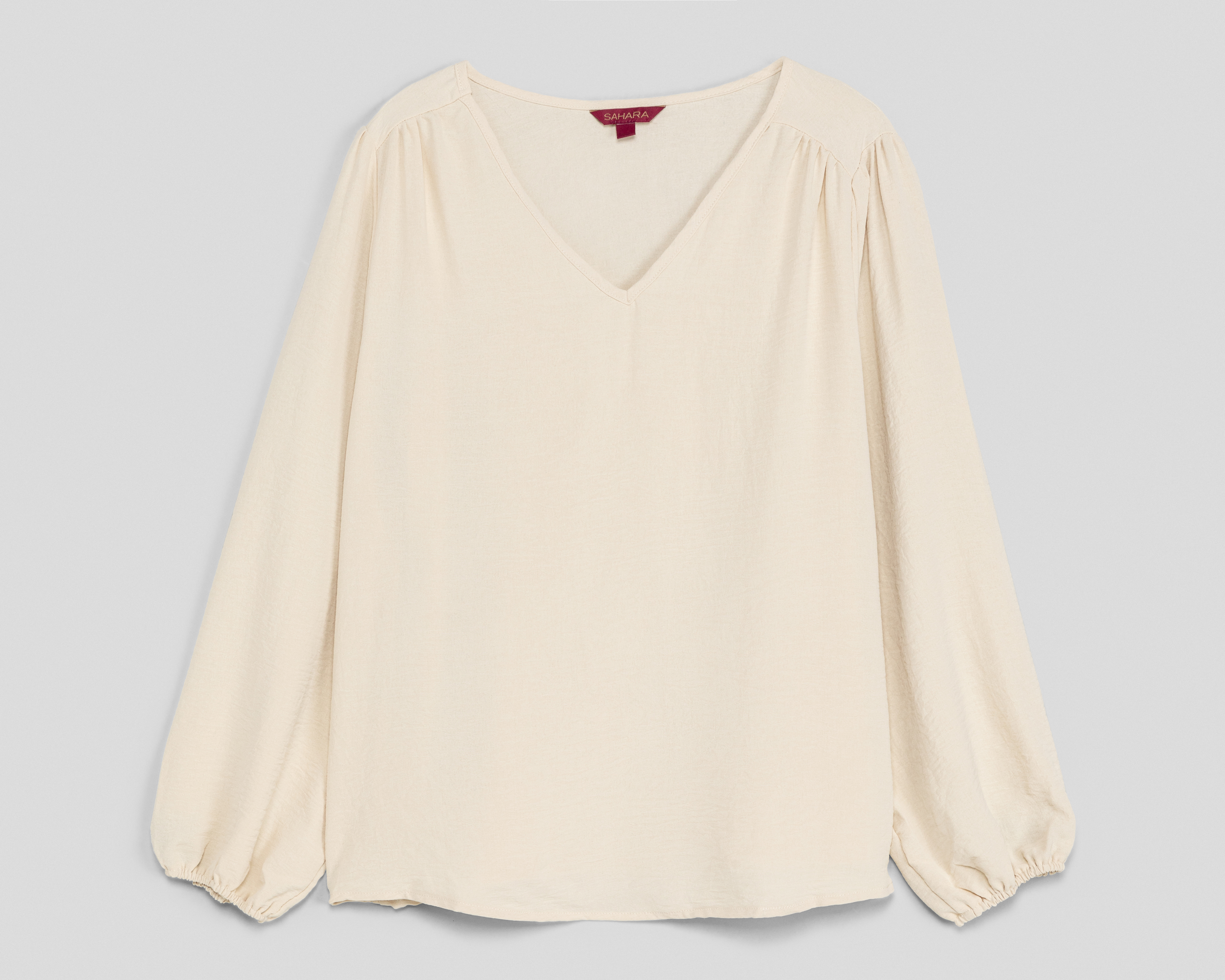 Foto 2 pulgar | Foto 1 | Blusa Sahara Manga Larga para Mujer