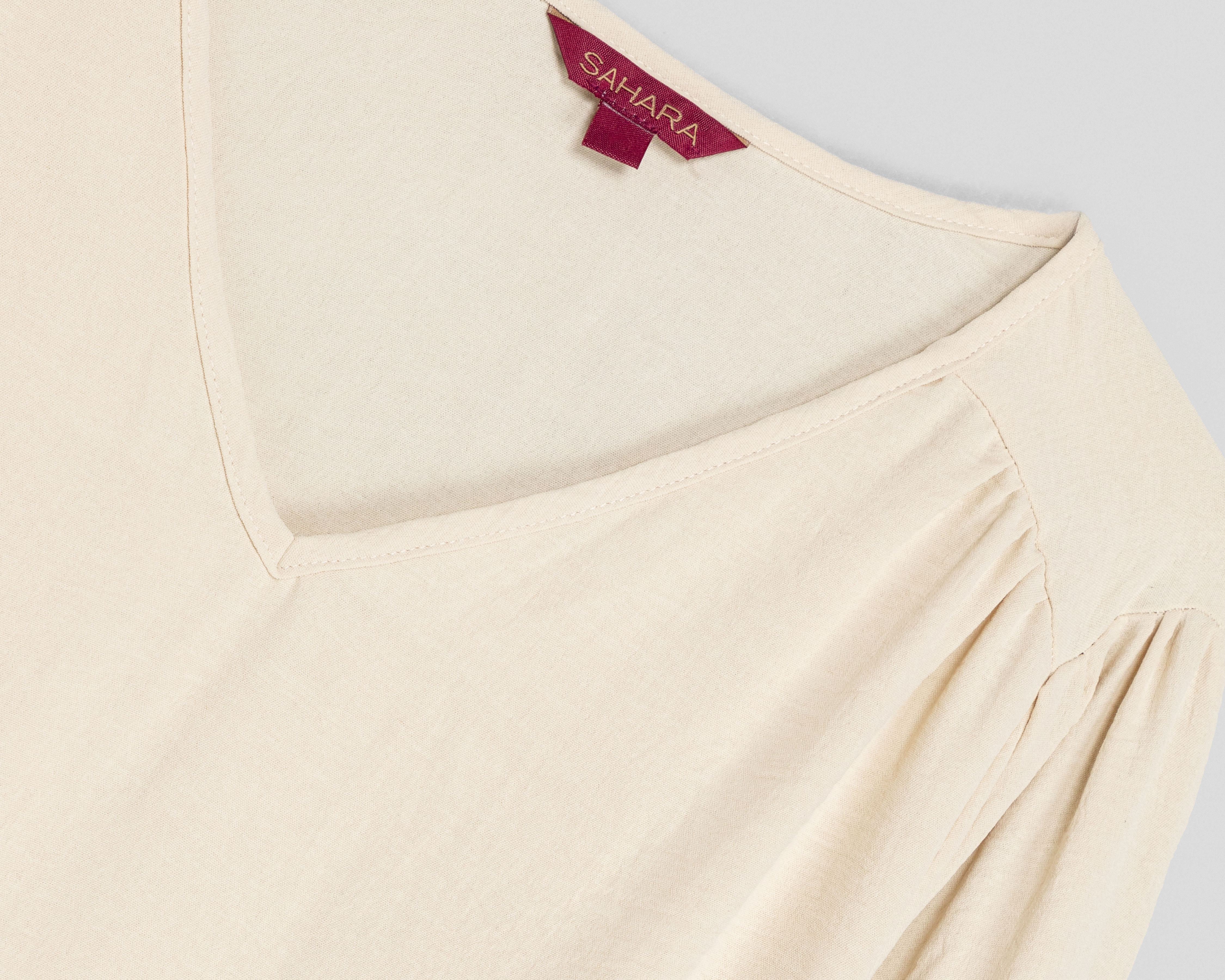 Foto 4 pulgar | Foto 3 | Blusa Sahara Manga Larga para Mujer