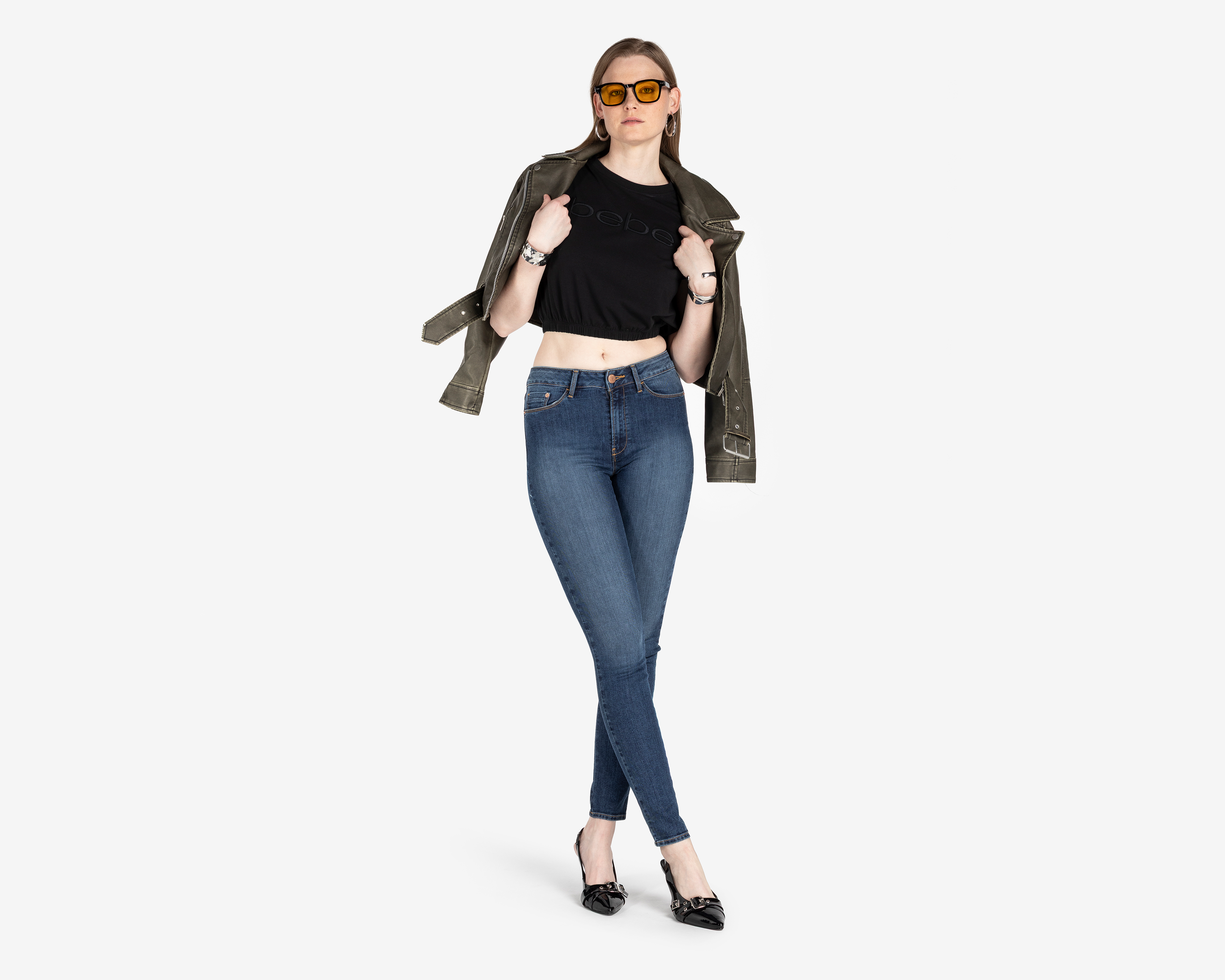 Foto 3 pulgar | Foto 2 | Crop Top Bebe sin Mangas para Mujer