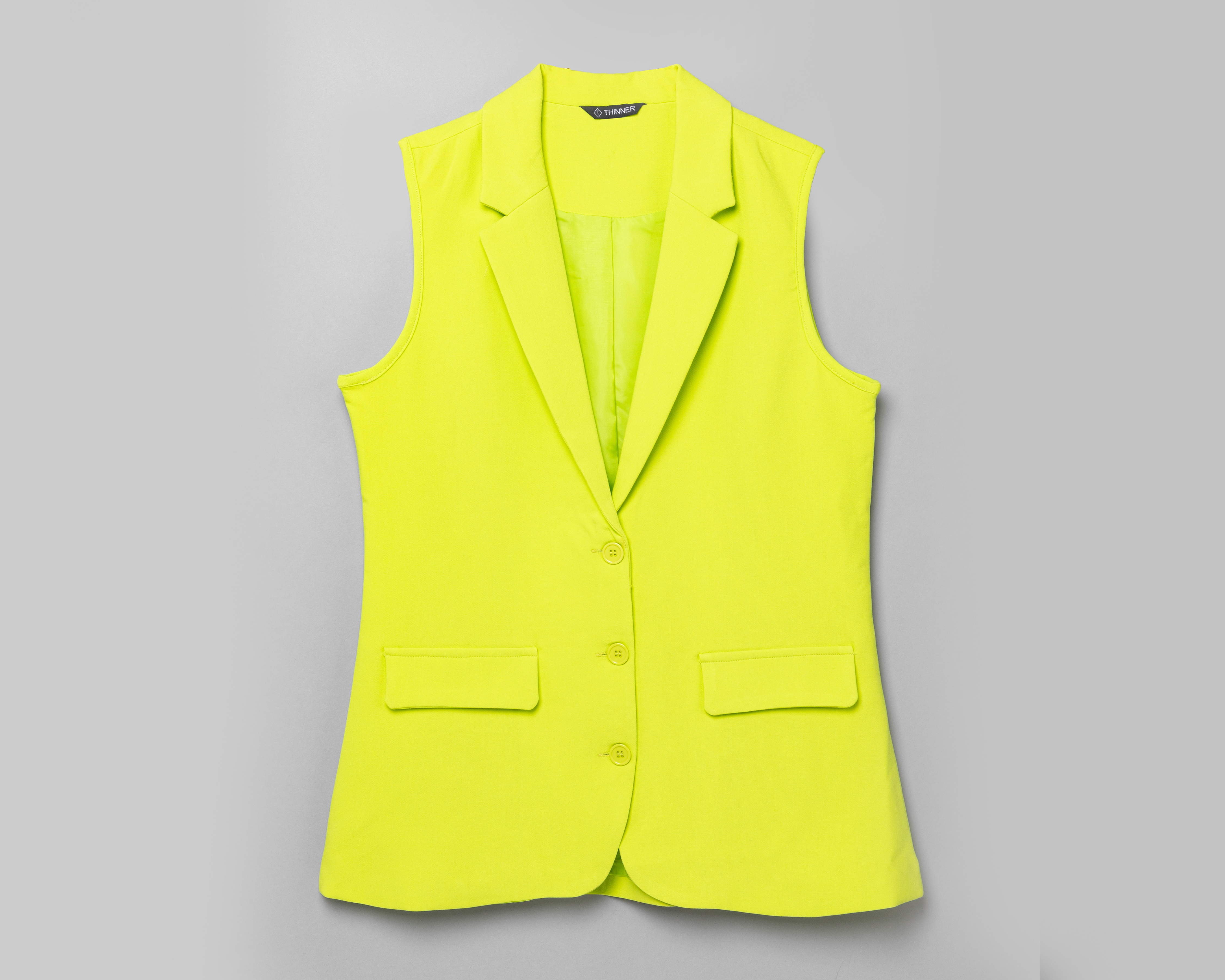 Chaleco Thinner Verde con Botones