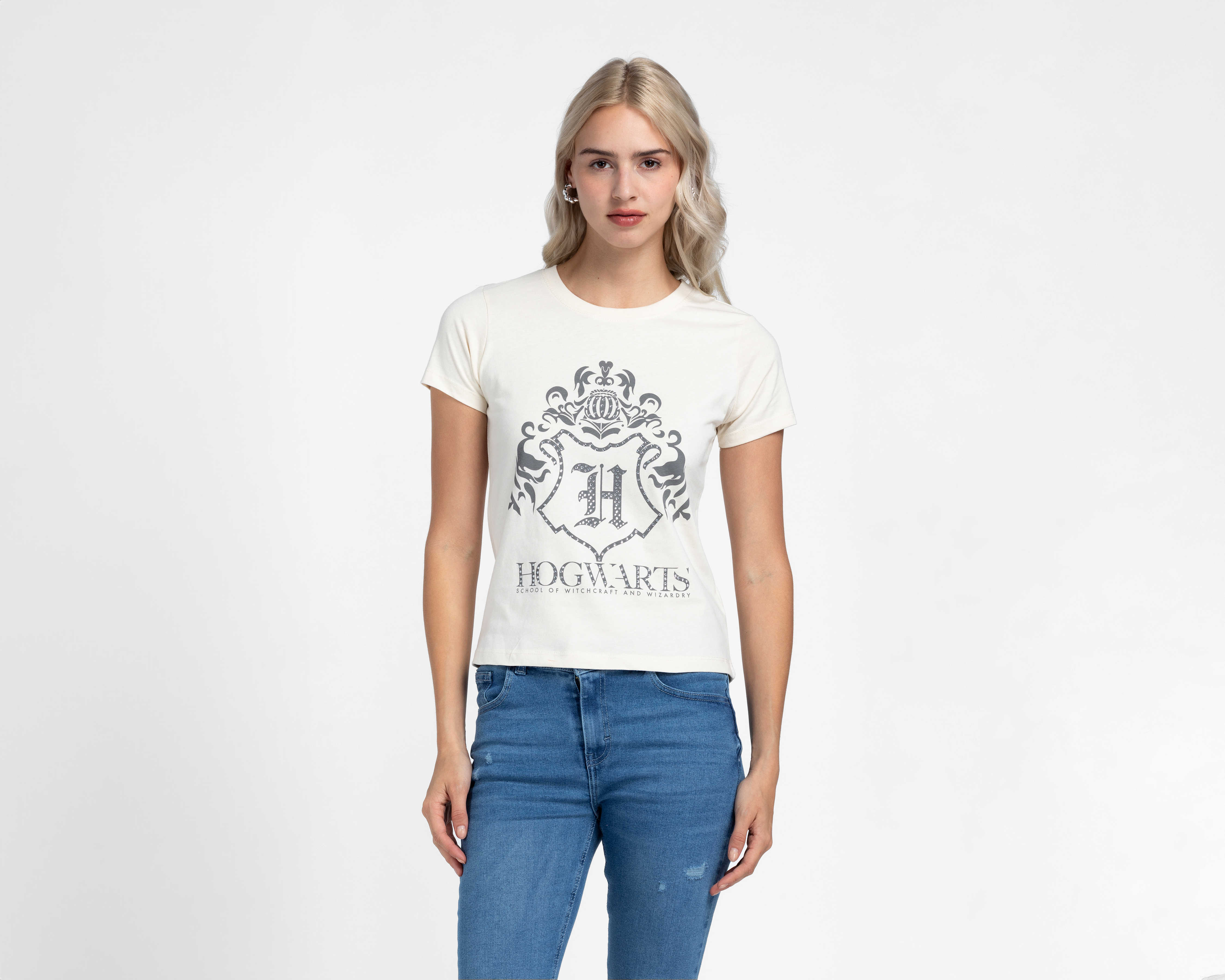 Playera Manga Corta Harry Potter para Mujer