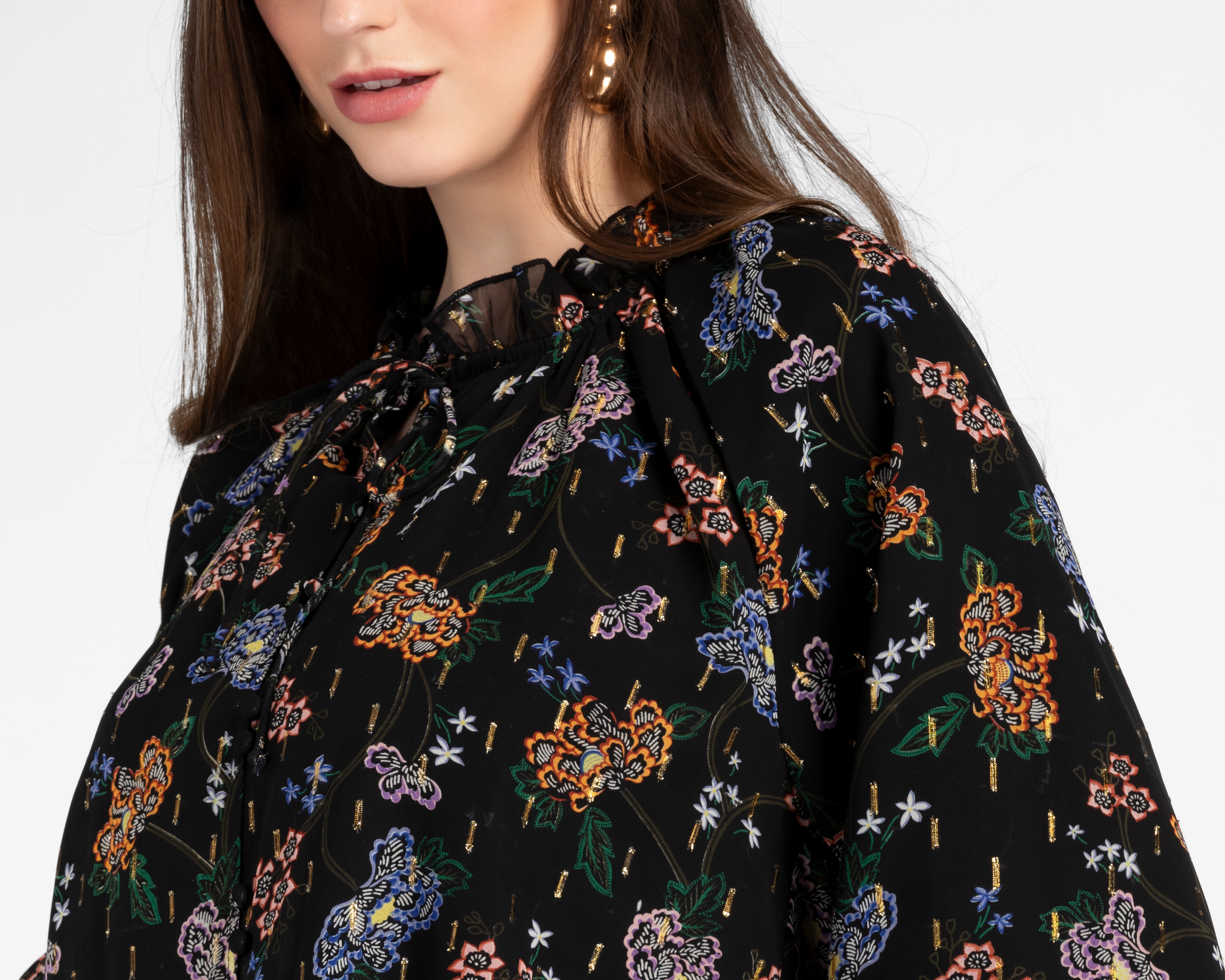 Foto 5 pulgar | Foto 4 | Blusa Sahara Manga Larga para Mujer