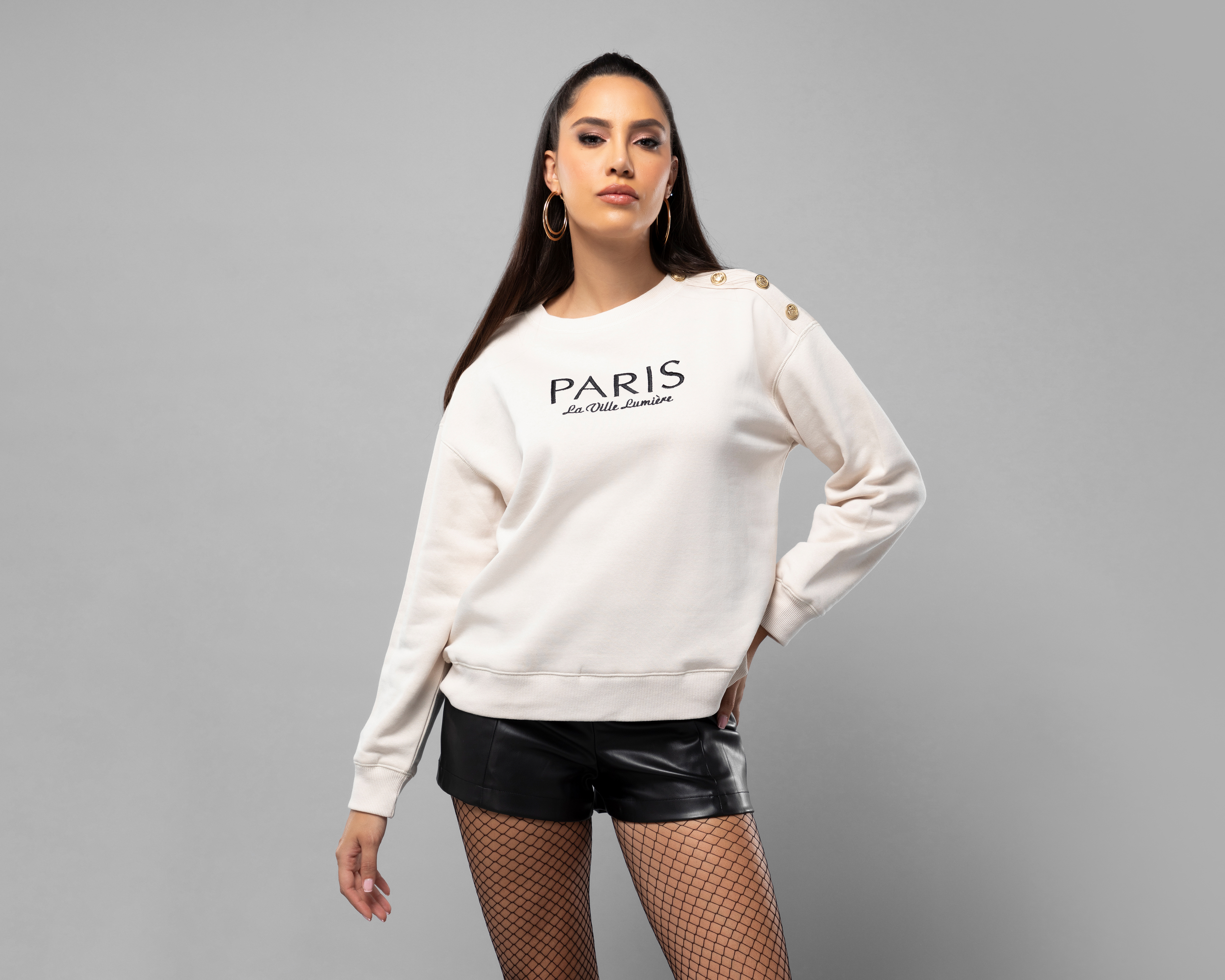 Suéter Beige Jennifer Lopez para Mujer