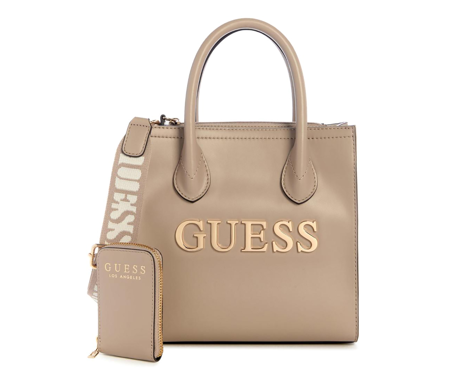 Foto 2 pulgar | Foto 1 | Bolsa de Mano Guess Caracara con Monedero