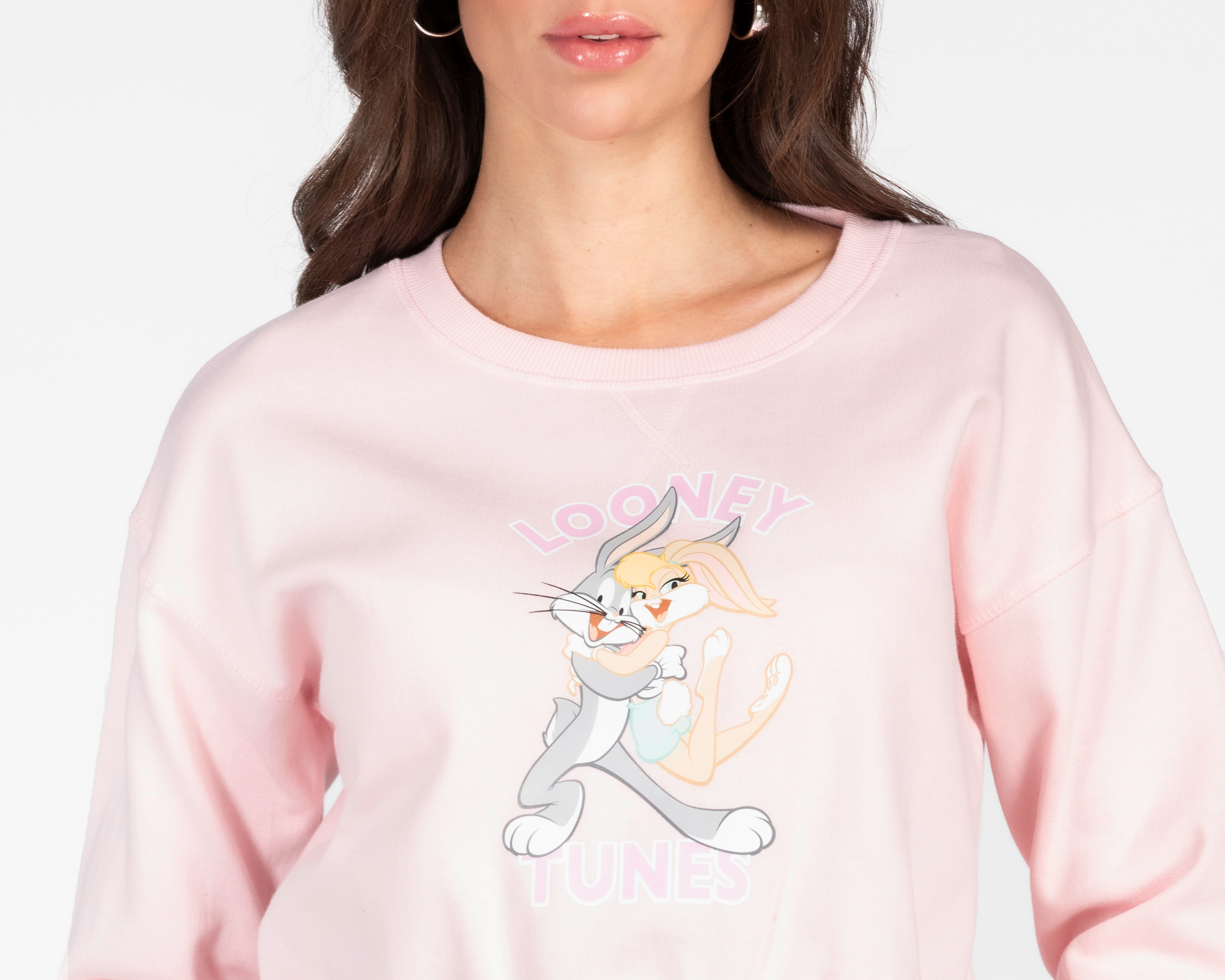 Foto 4 pulgar | Foto 3 | Sudadera Estampada Looney Tunes para Mujer