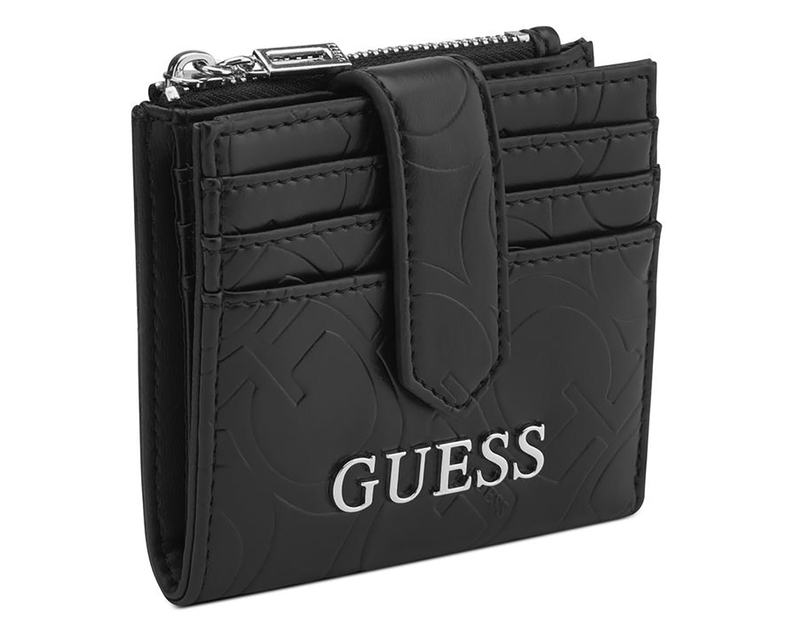 Foto 3 pulgar | Foto 2 | Tarjetero para Mujer Guess Negro