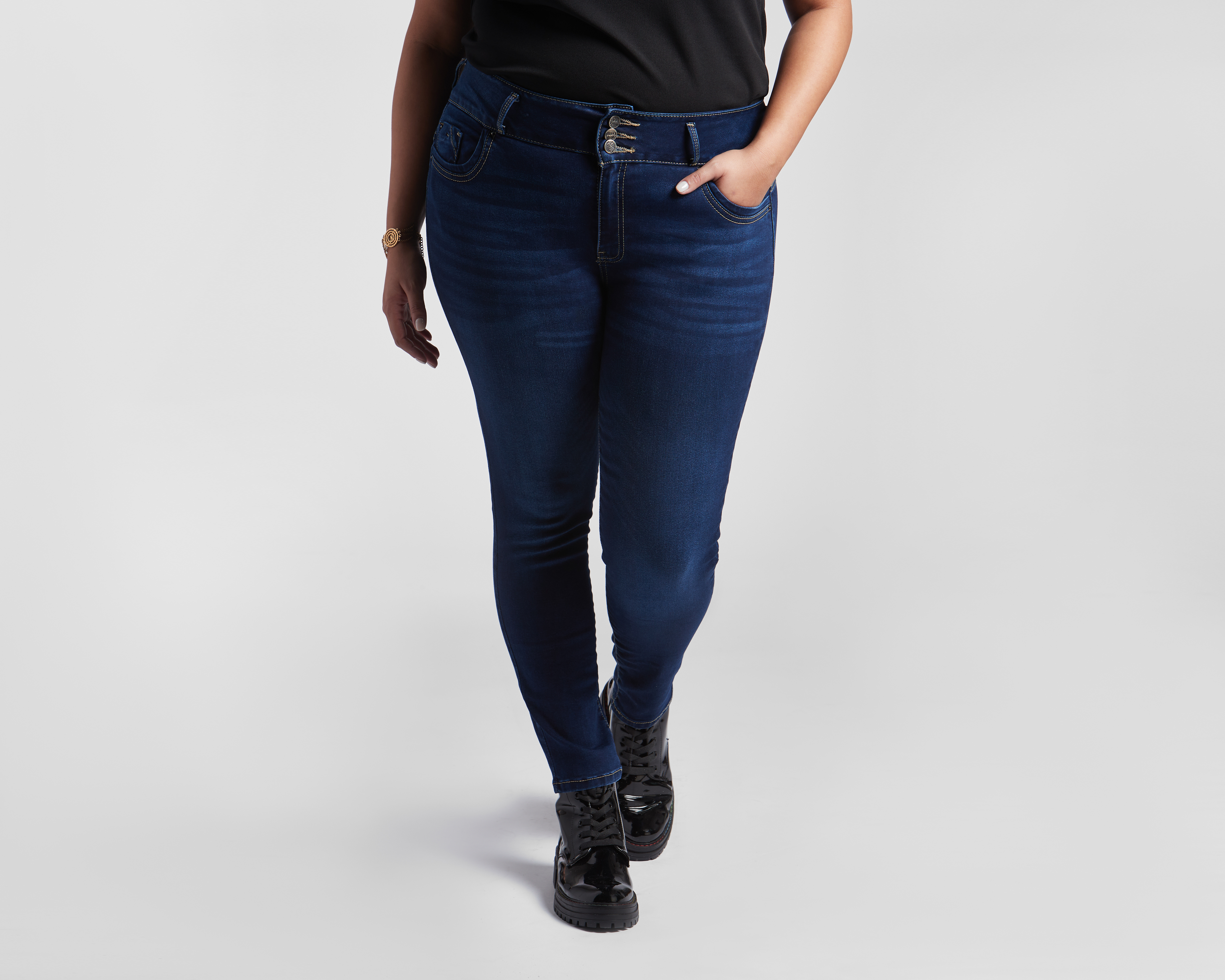 Foto 5 pulgar | Foto 4 | Jeans Skinny Boy London para Mujer