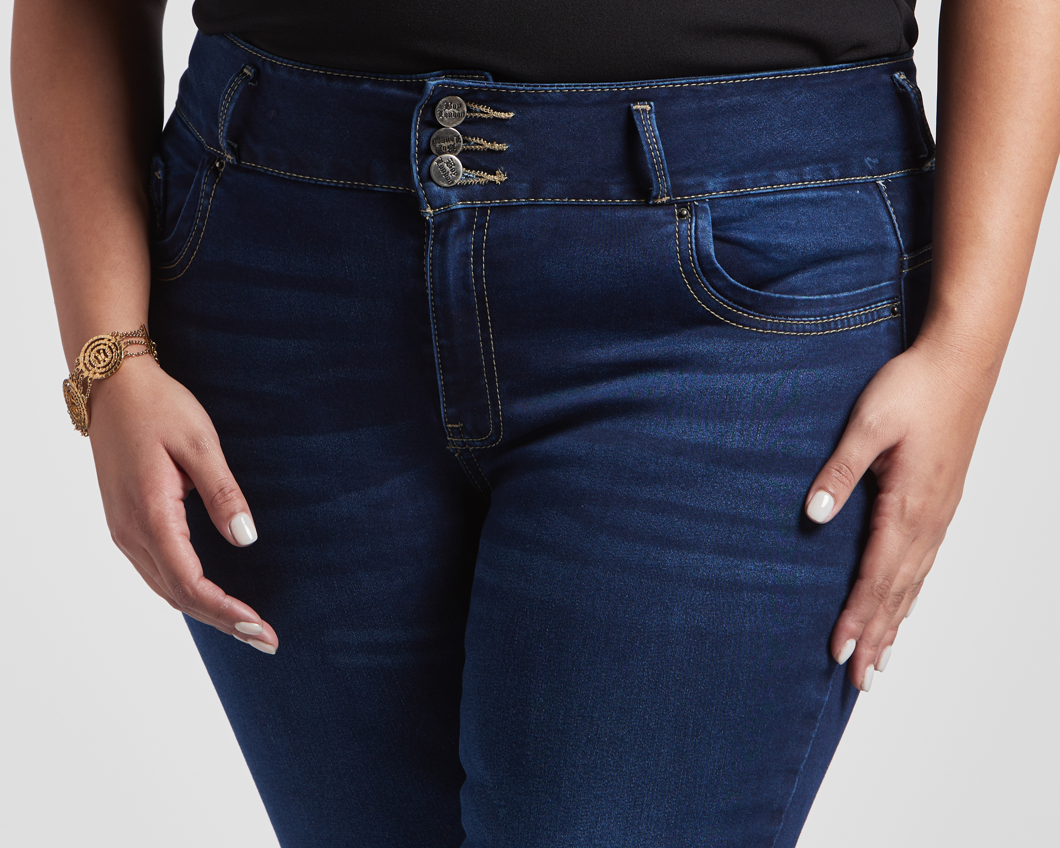 Foto 7 pulgar | Foto 6 | Jeans Skinny Boy London para Mujer
