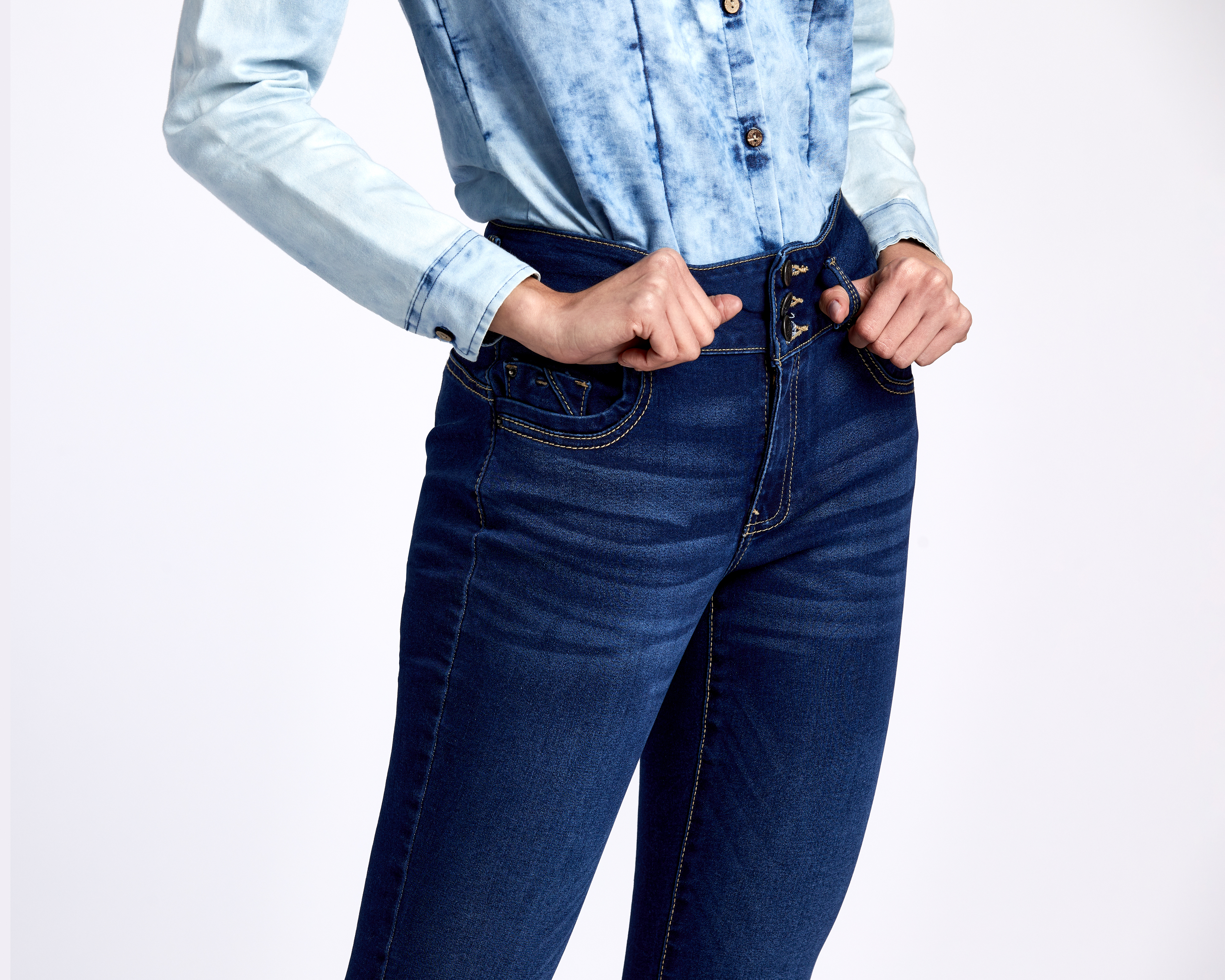 Foto 8 pulgar | Foto 7 | Jeans Skinny Boy London para Mujer
