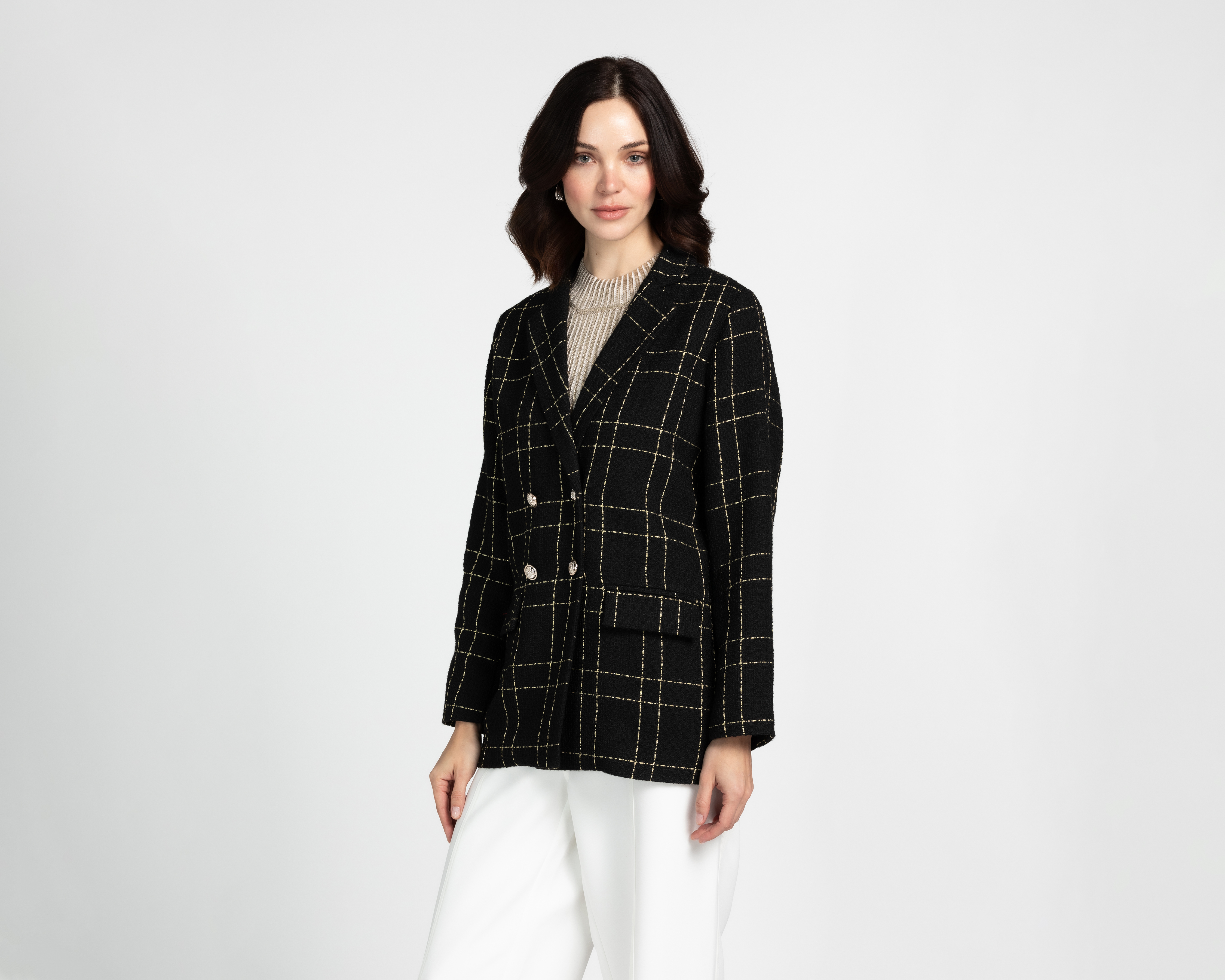 Foto 1 | Foto 1 | Blazer Negro Sahara para Mujer