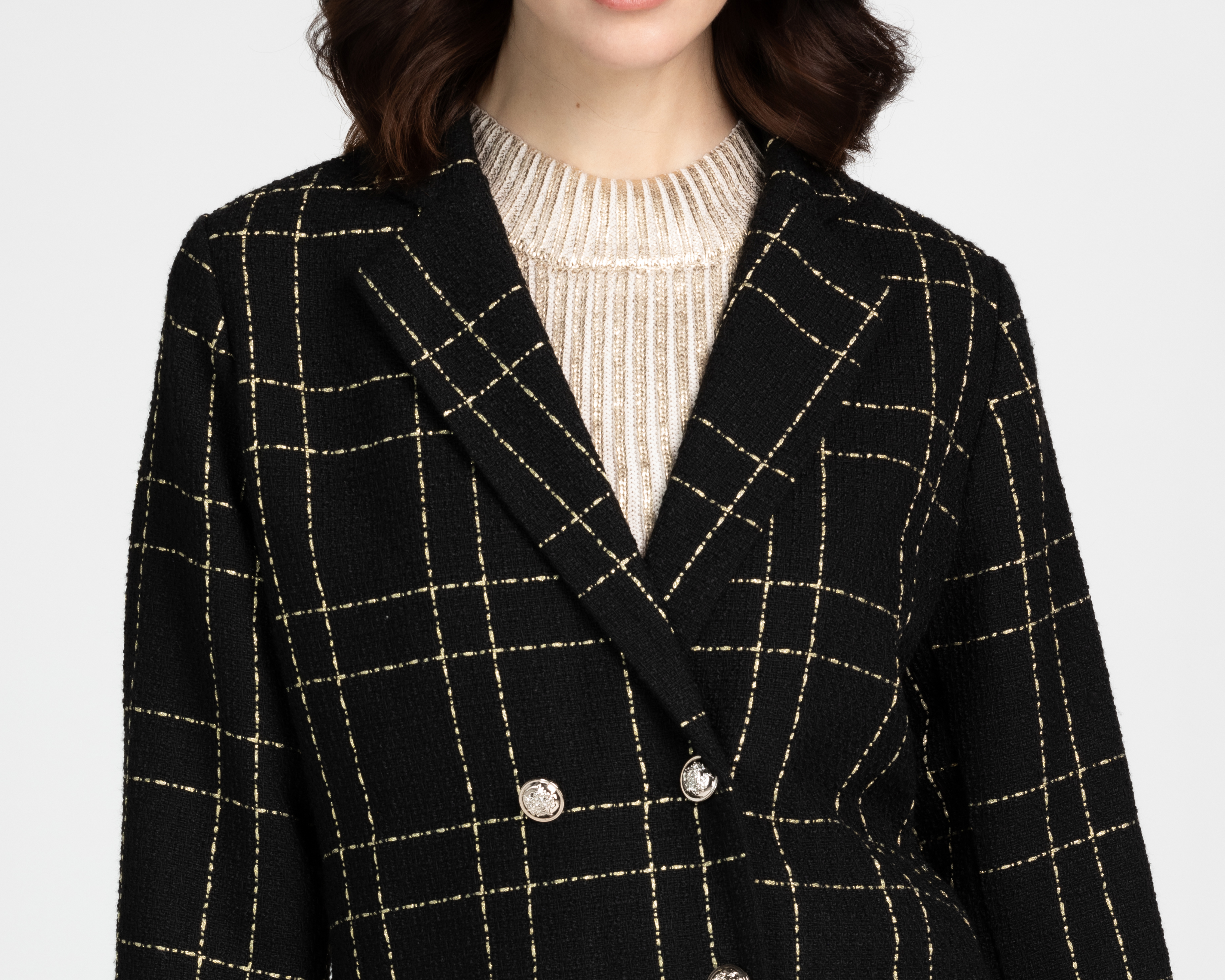 Foto 4 | Foto 4 | Blazer Negro Sahara para Mujer