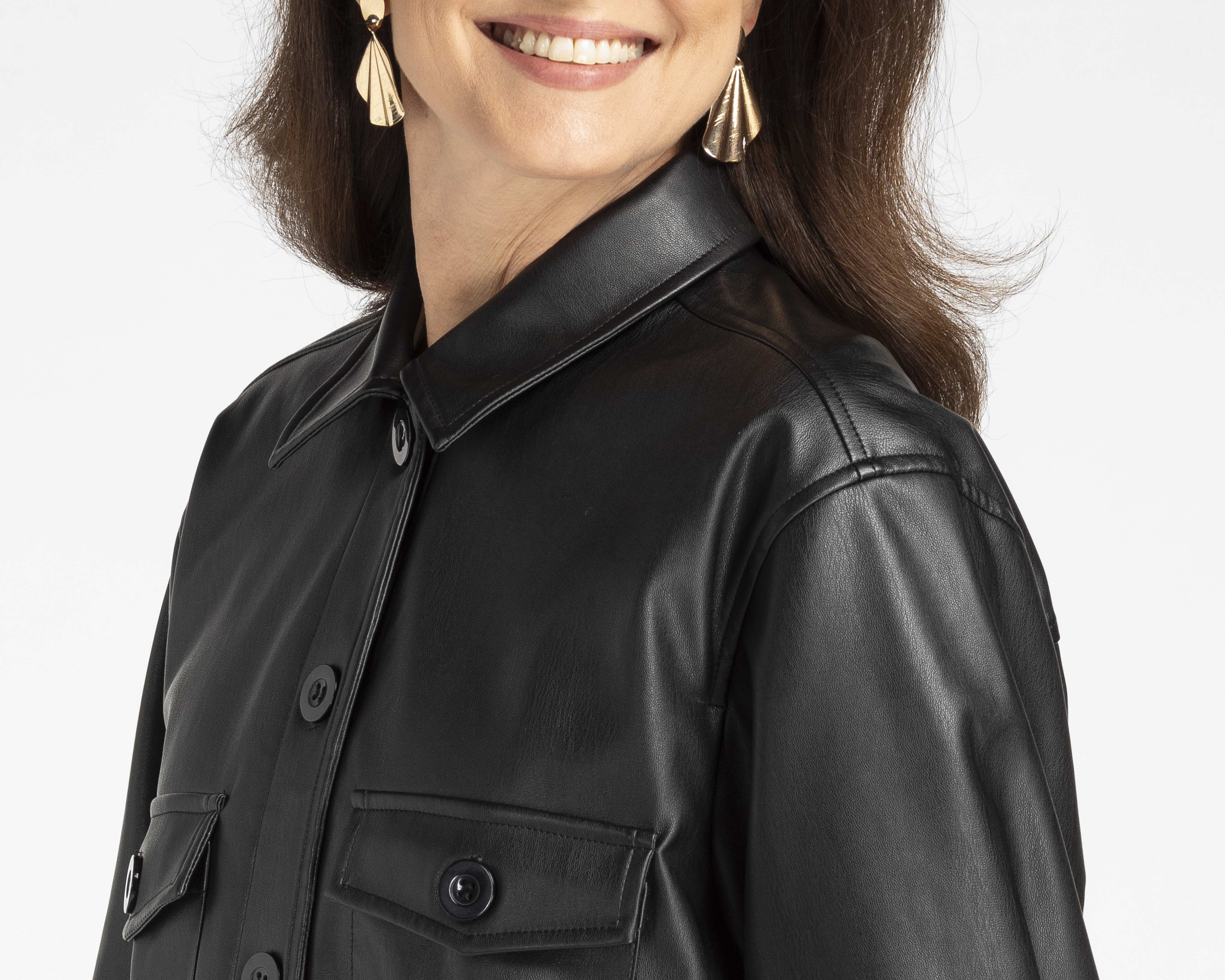 Foto 4 | Foto 4 | Sobrecamisa Sahara de Pu para Mujer