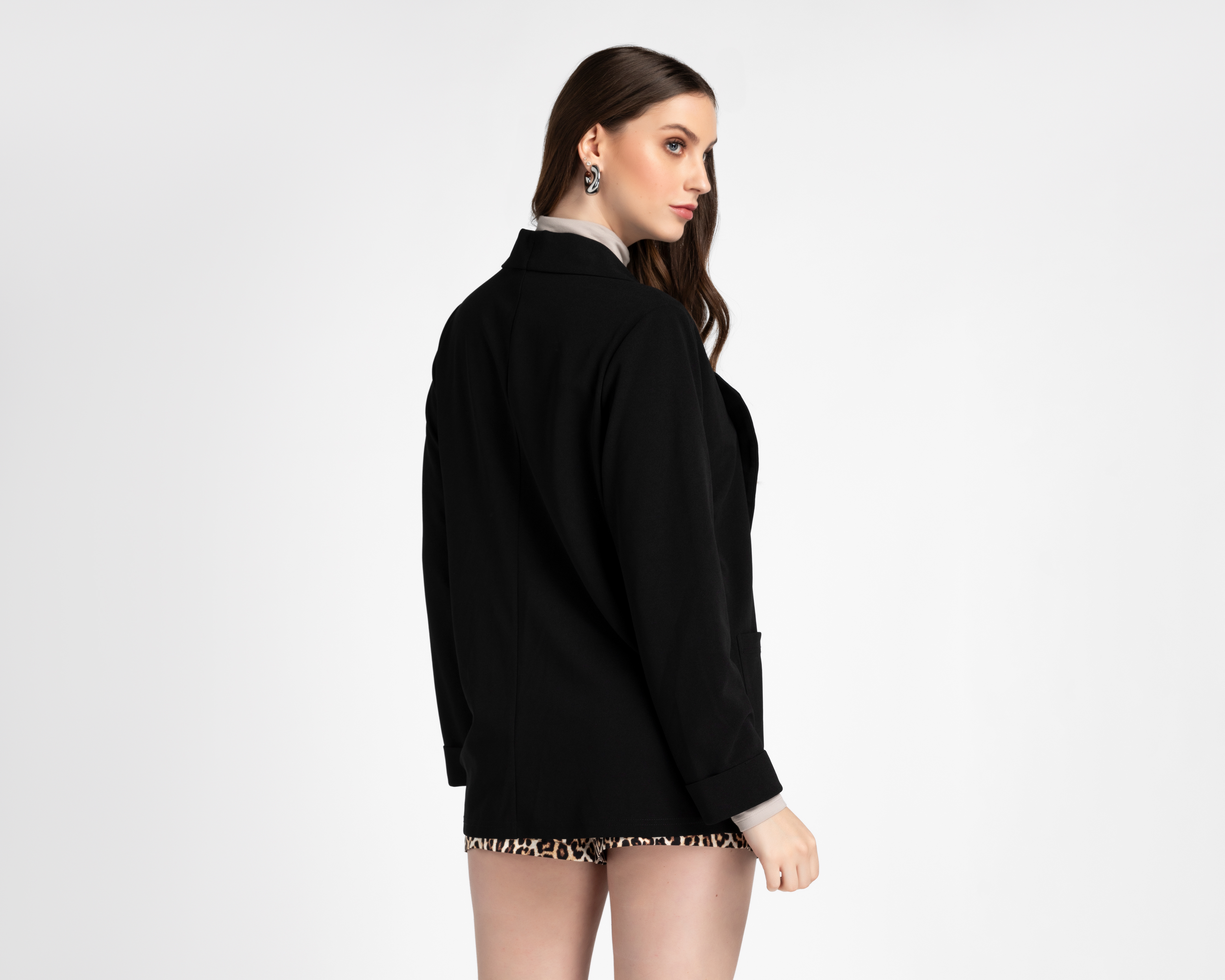 Foto 3 | Foto 3 | Blazer Negro Sahara para Mujer