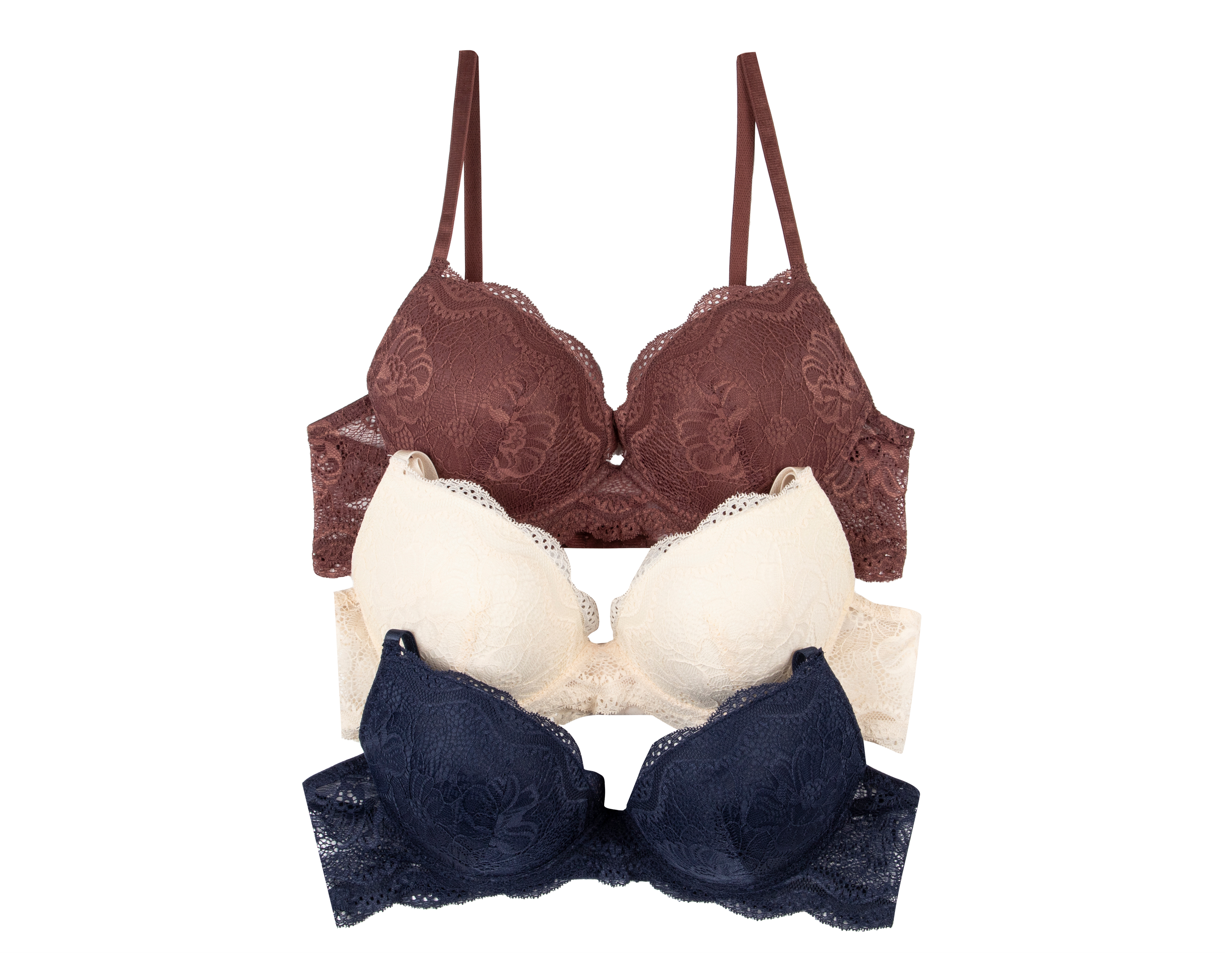 Brasier con Encaje Eva tu Estilo Íntimo Media Copa para Mujer