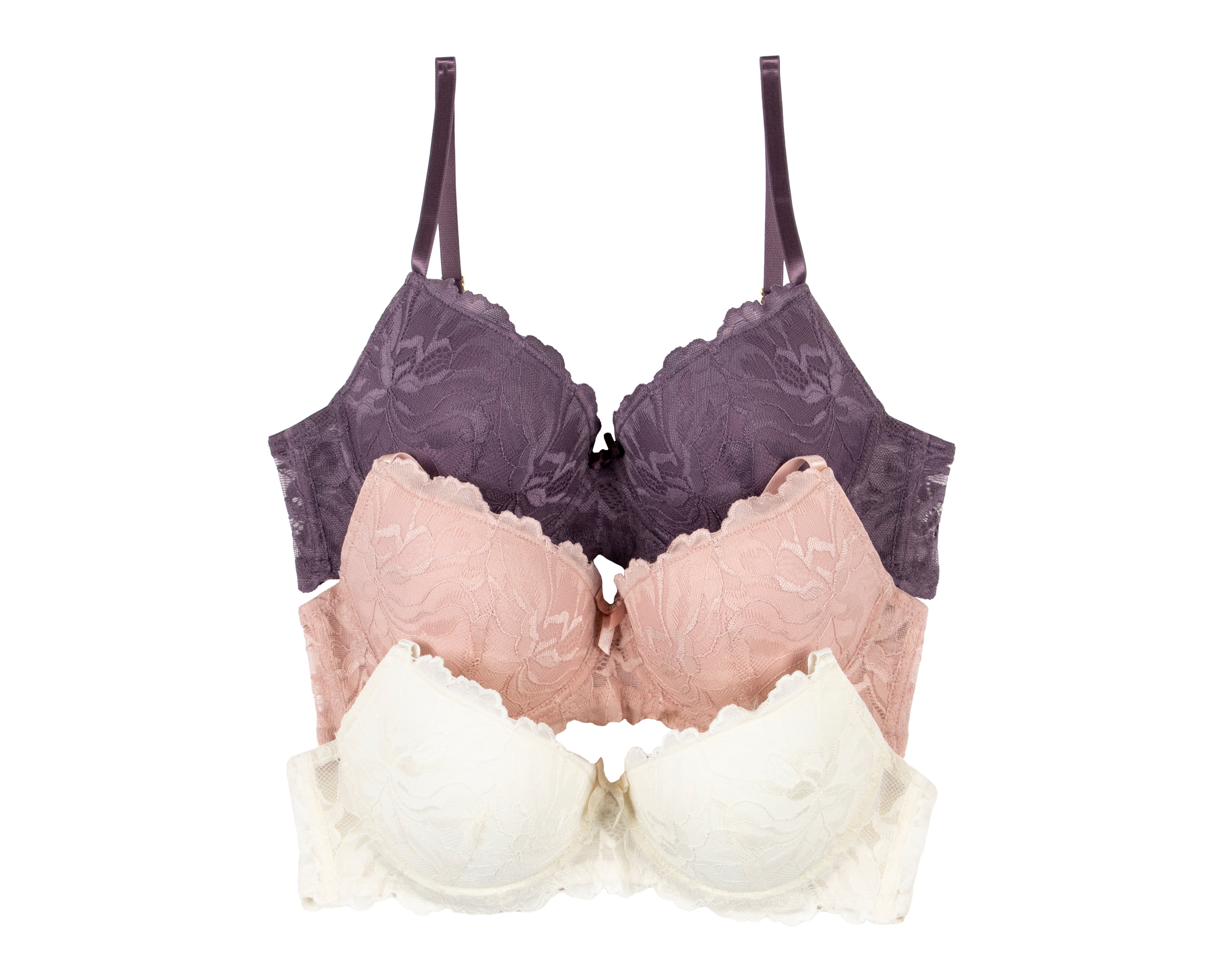 Foto 1 | Foto 1 | Brasier con Encaje Eva tu Estilo Íntimo Media Copa para Mujer