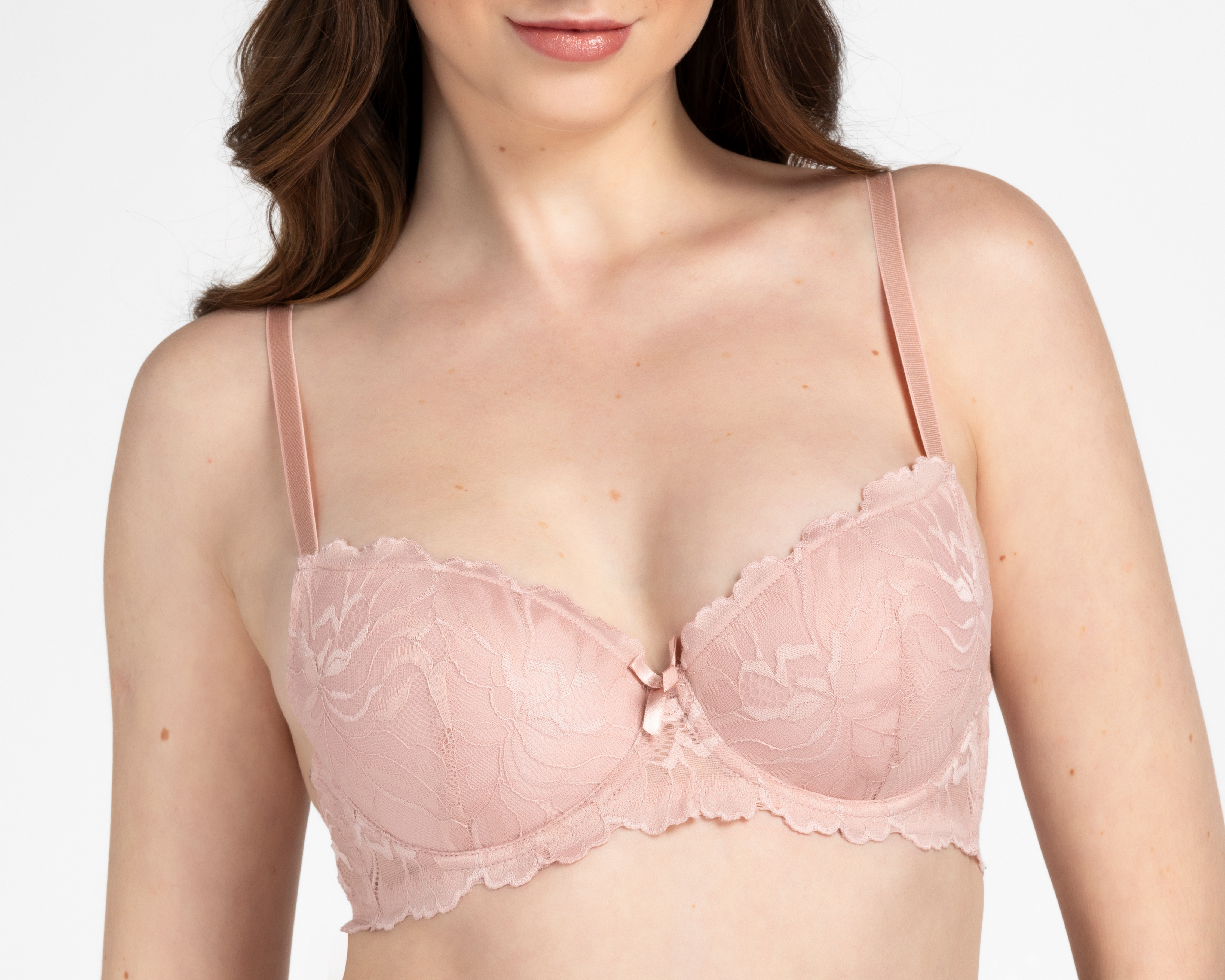 Foto 4 | Foto 4 | Brasier con Encaje Eva tu Estilo Íntimo Media Copa para Mujer