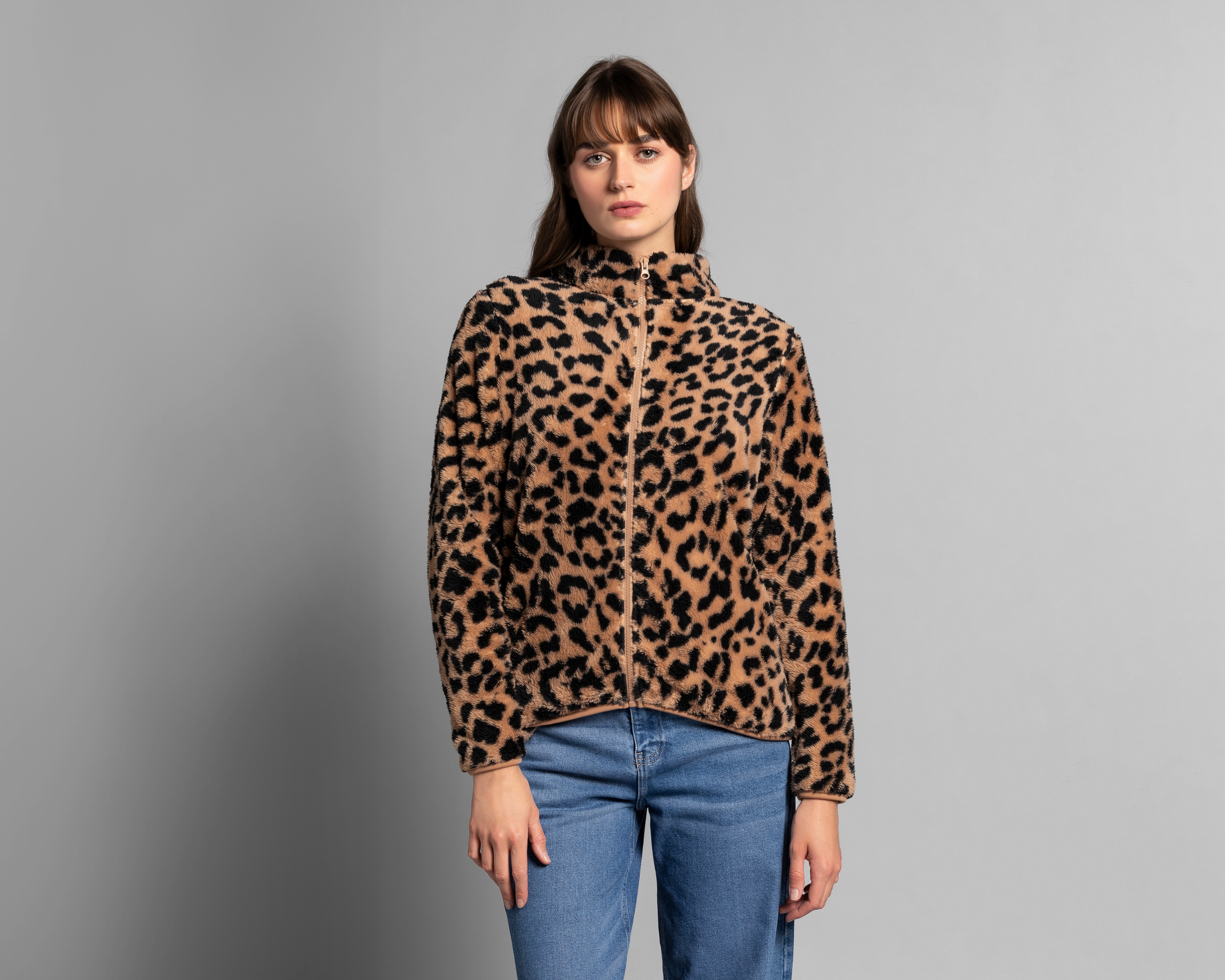 Foto 2 pulgar | Foto 1 | Sudadera Animal Print Thinner para Mujer