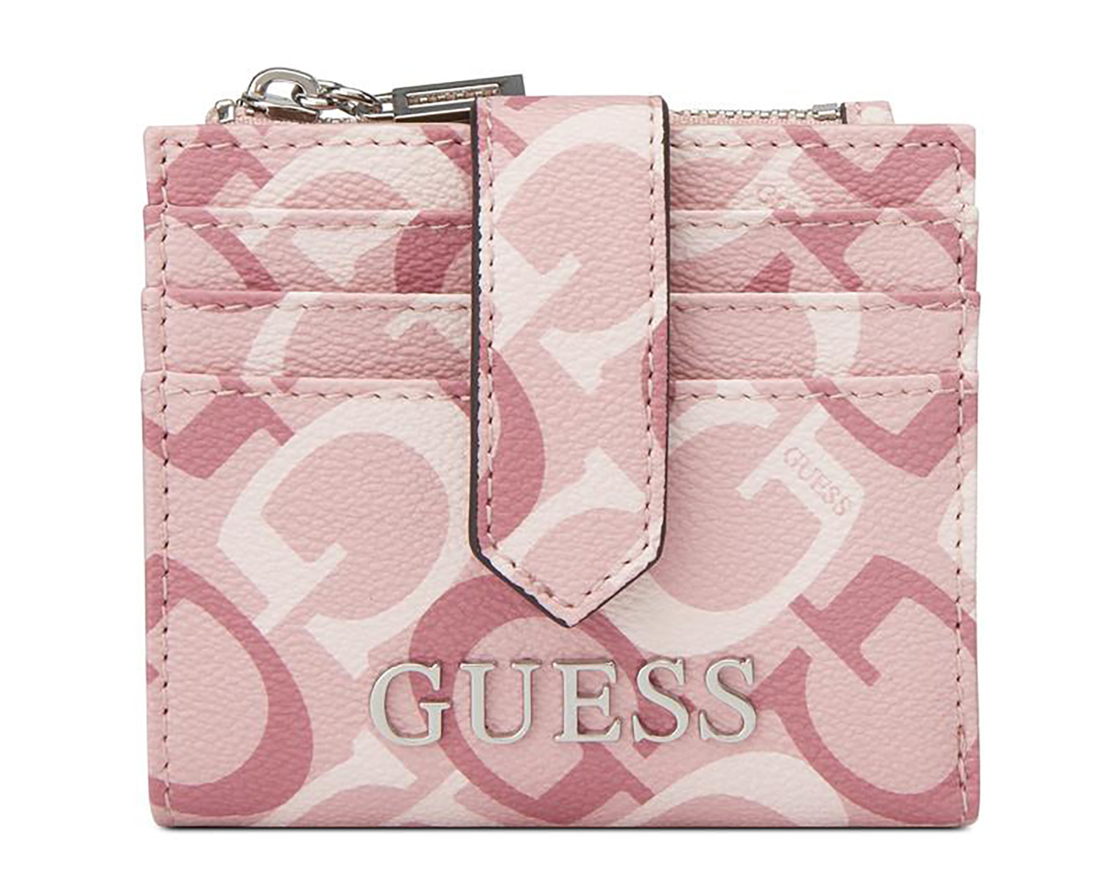 Foto 2 pulgar | Foto 1 | Tarjetero para Mujer Guess Rosa