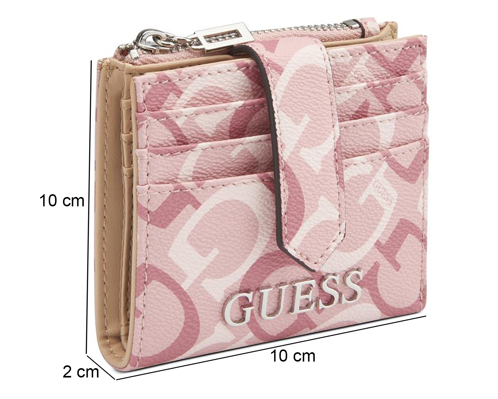 Foto 6 pulgar | Foto 5 | Tarjetero para Mujer Guess Rosa