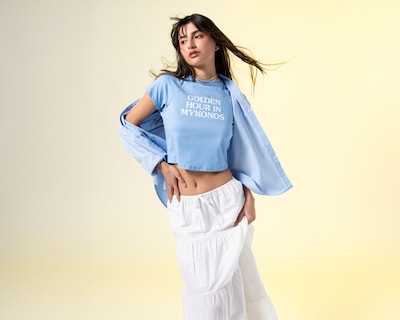 Foto 2 | Foto 2 | Playera Azul Strona para Mujer