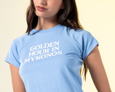 Foto 4 | Foto 4 | Playera Azul Strona para Mujer