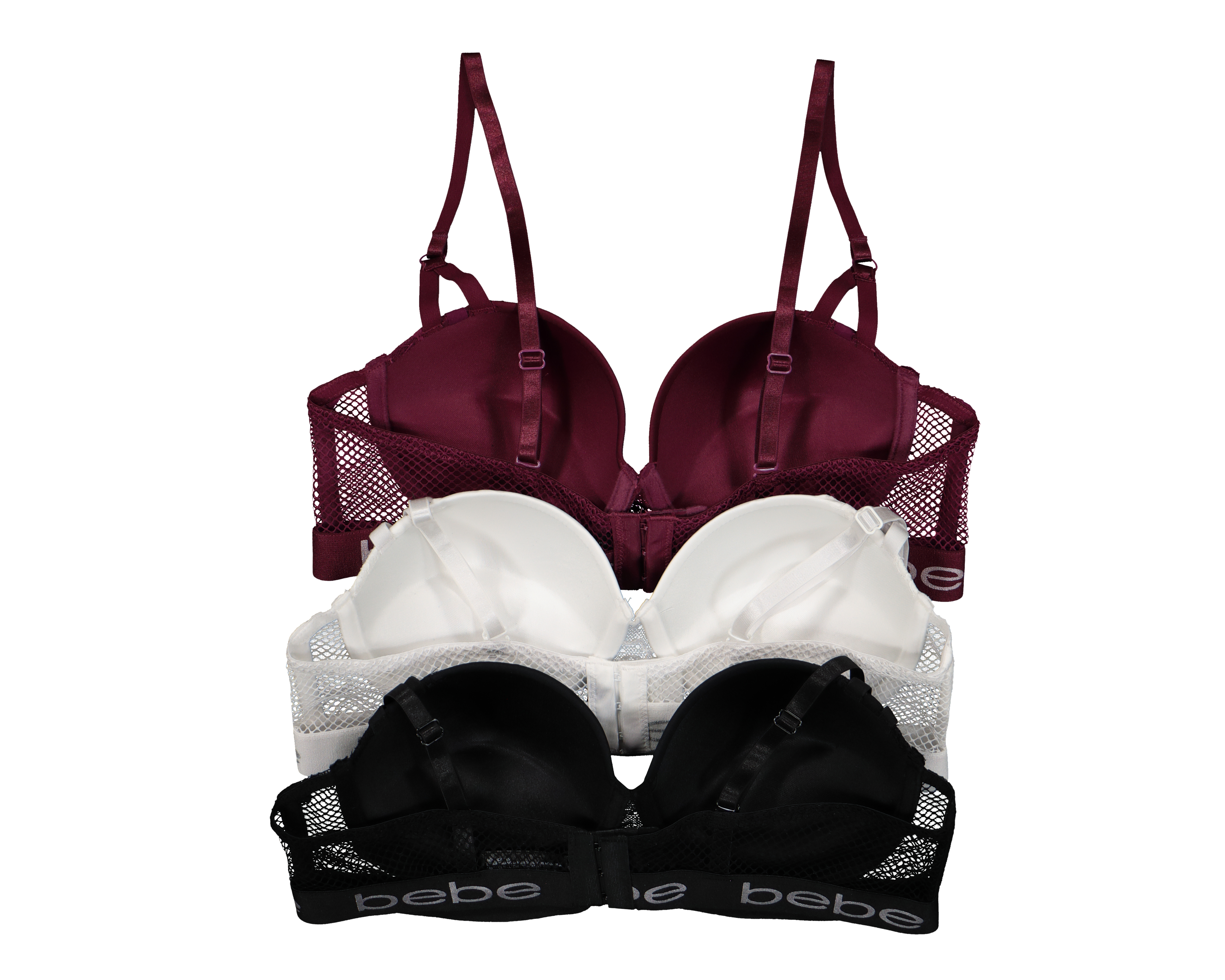 Foto 3 pulgar | Foto 2 | Brasier con Encaje Bebe Push Up 3 Pack