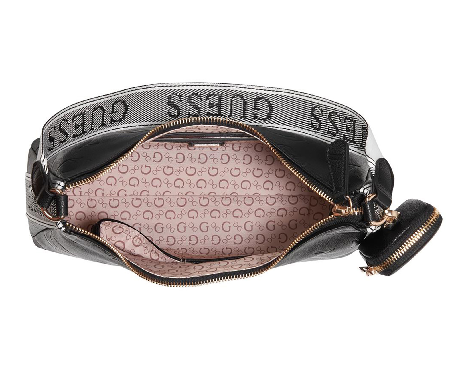 Foto 5 pulgar | Foto 4 | Bolsa de Hombro Guess Emerie con Monedero