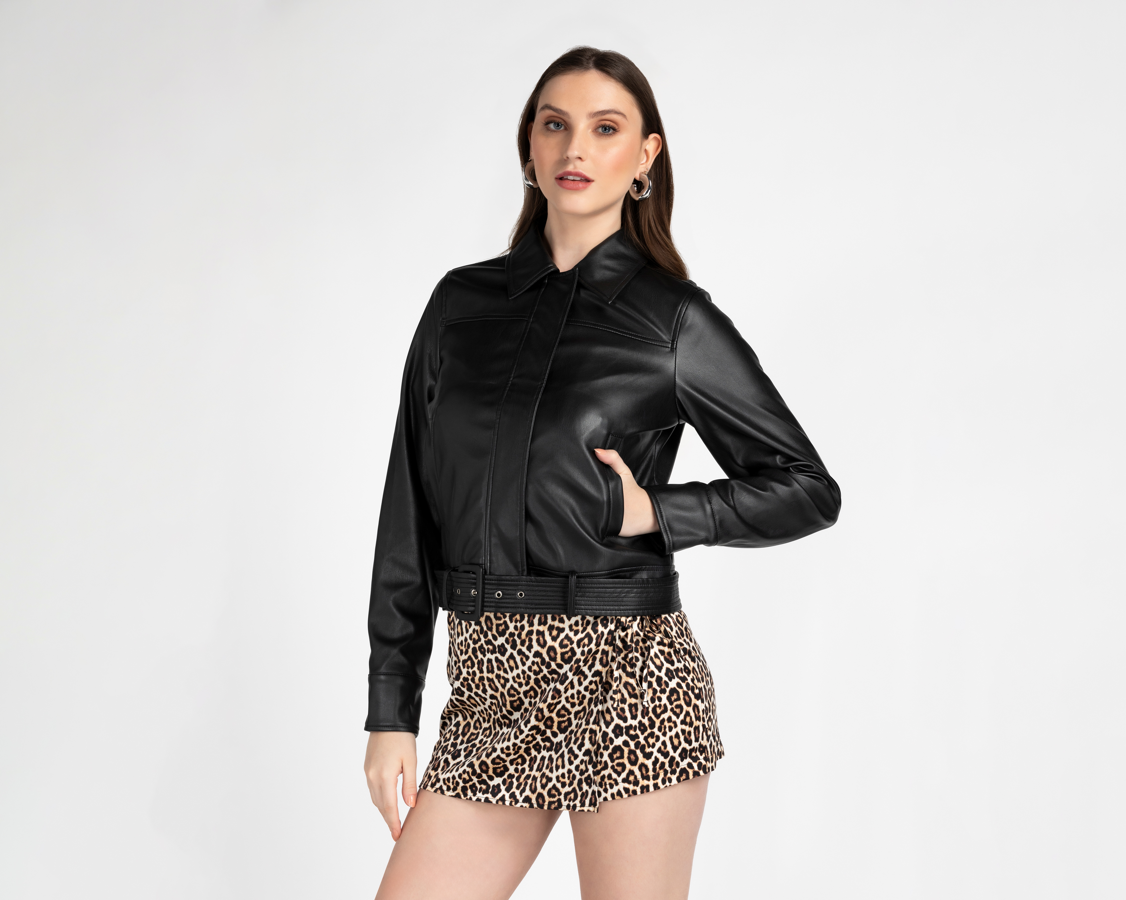 Chamarra Negra Sahara para Mujer