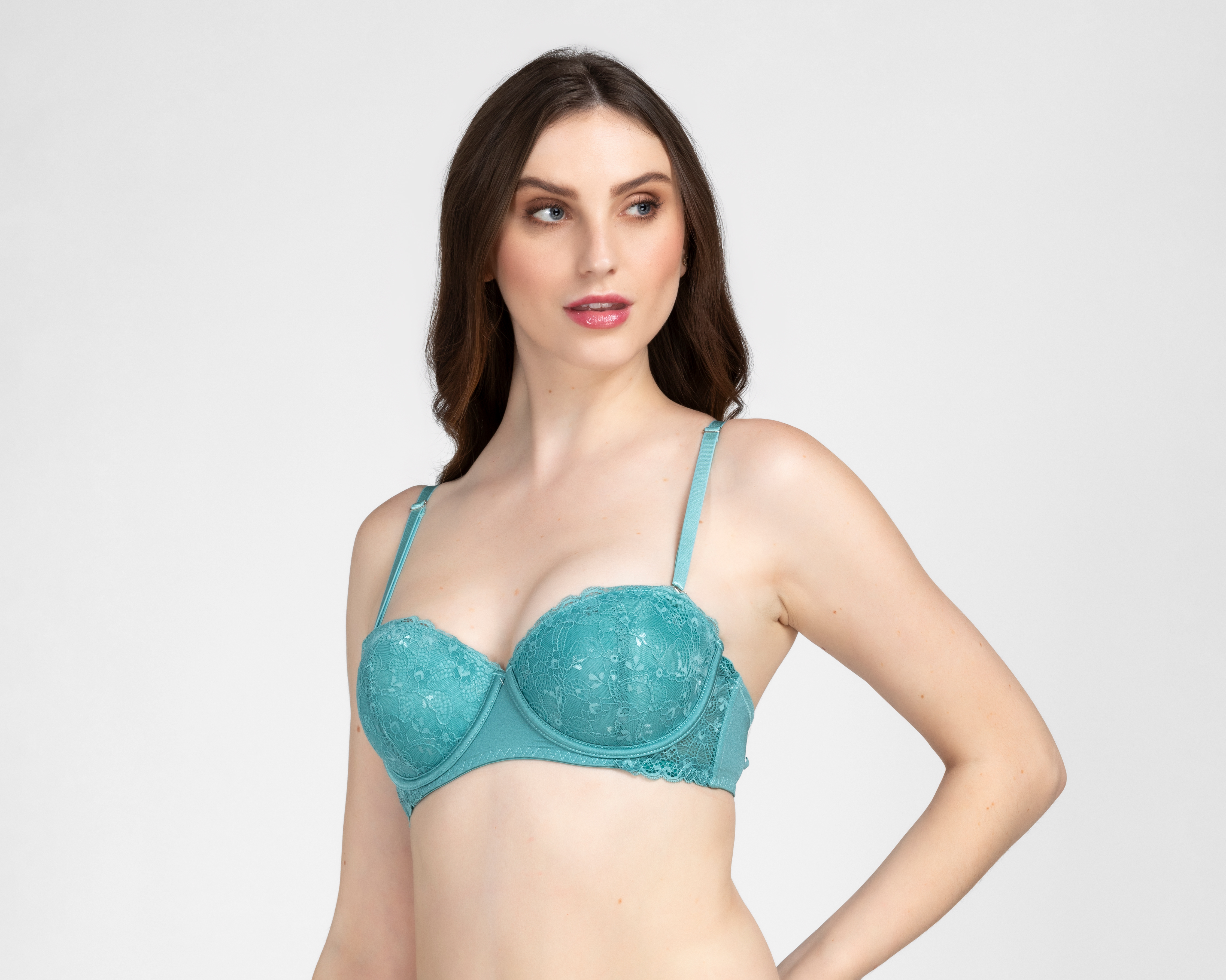 Foto 3 pulgar | Foto 2 | Brasier con Encaje Eva tu Estilo Íntimo Media Copa 3 Pack