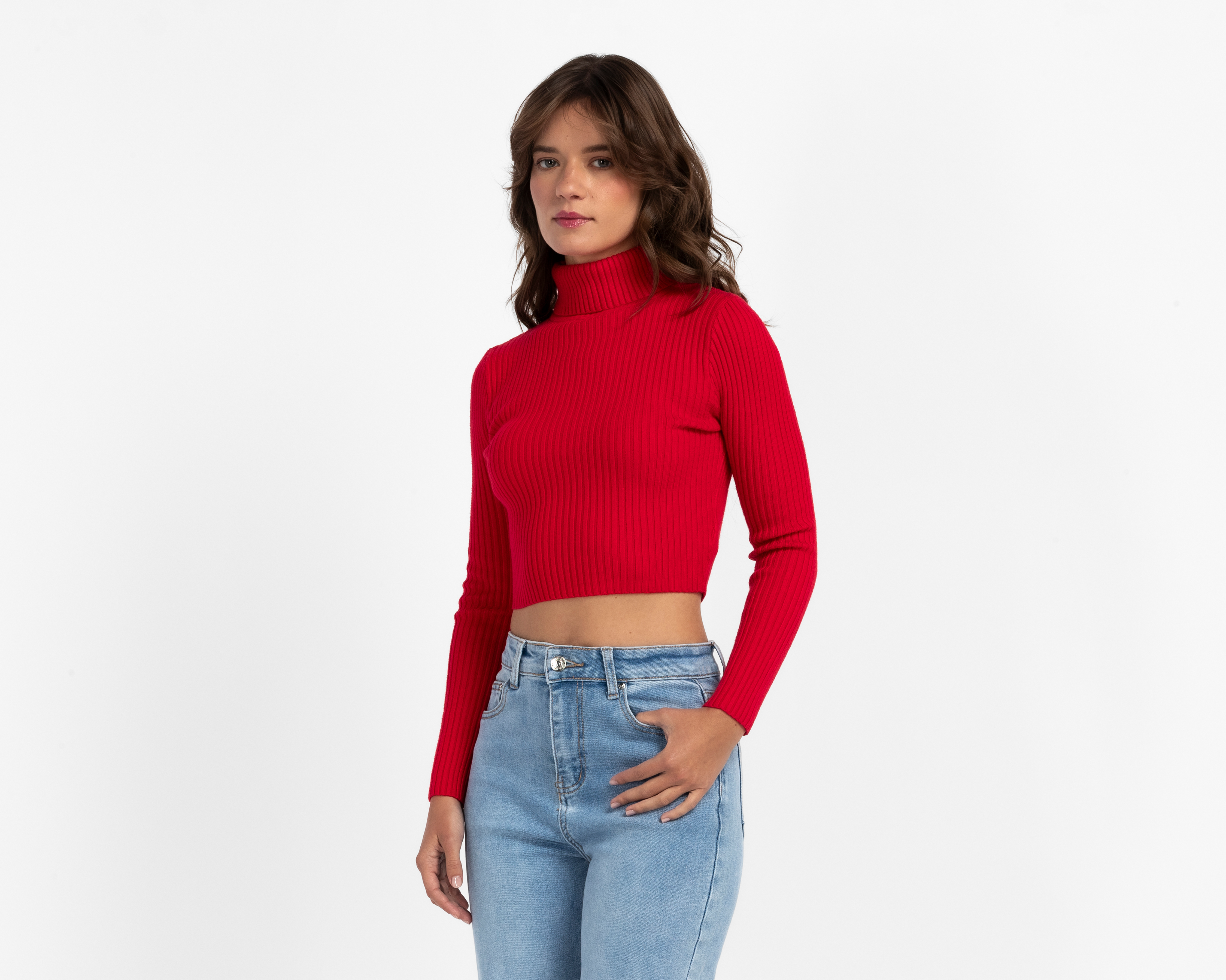 Suéter Rojo Forever 21 para Mujer