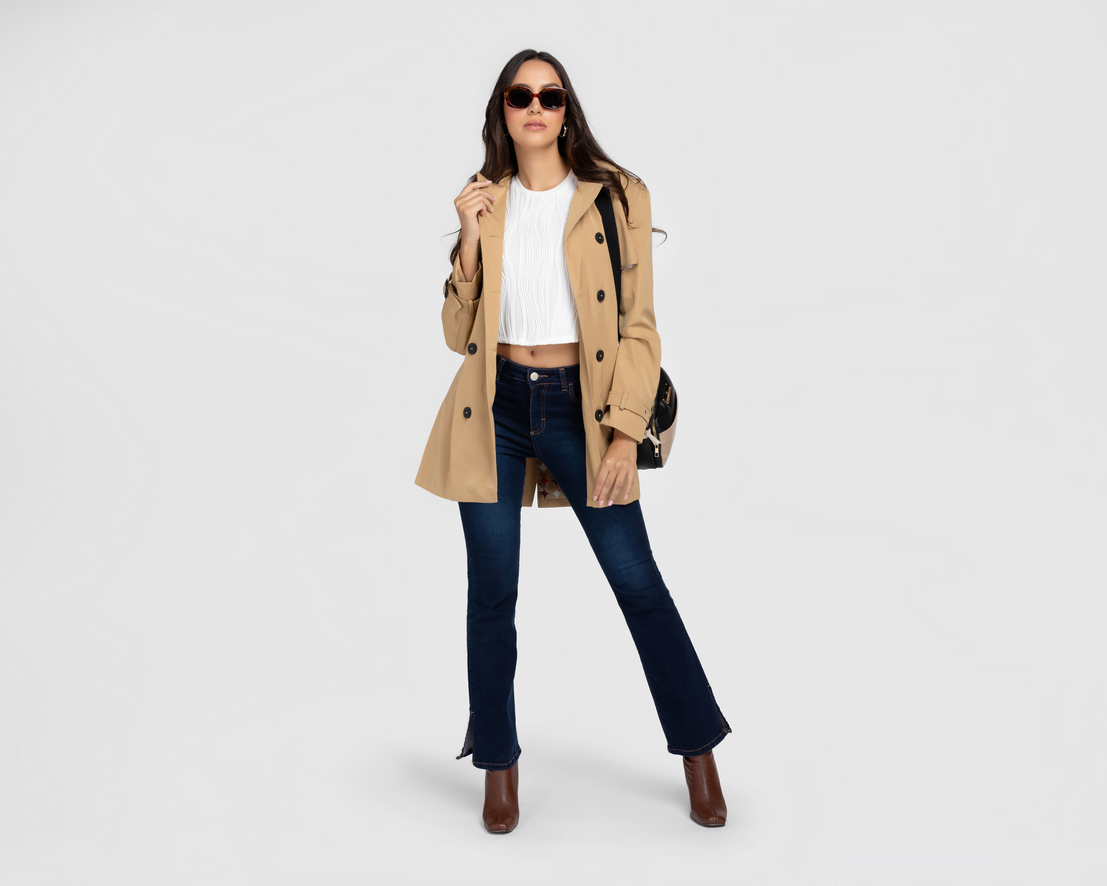 Foto 2 | Foto 2 | Gabardina con Botones Sahara para Mujer